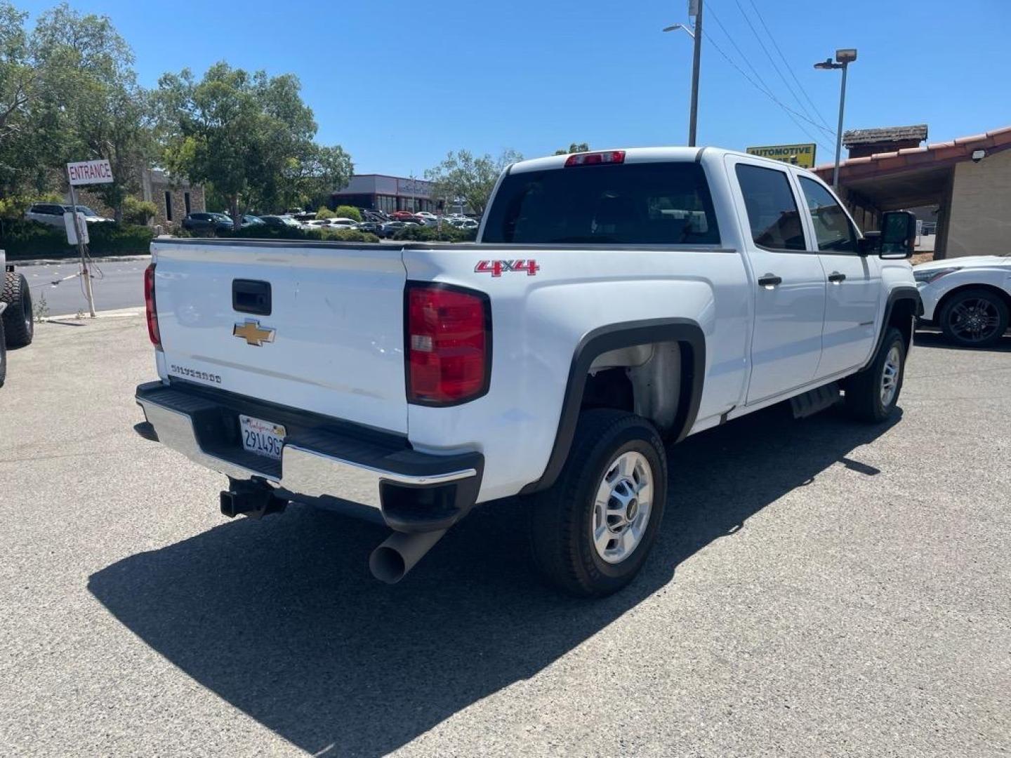 2017 Summit White Chevrolet Silverado 2500HD Work Truck (1GC1KUEYXHF) with an 6.6L Duramax 6.6L Biodiesel Turbo V8 445hp 910ft. lbs. Common Rail Direct Injection engine, Allison 1000 6-Speed Shiftable Automatic transmission, located at 800 Riverside Ave, Roseville, CA, 95678, 916-773-4549 & Toll Free: 866-719-4393, 38.732265, -121.291039 - DURAXAX DIESEL CREW CAB 4X4 ALLISON TRANSMISSION ONE OWNER SERVICE RECORDS ON CLEAN CARFAX - Photo#4