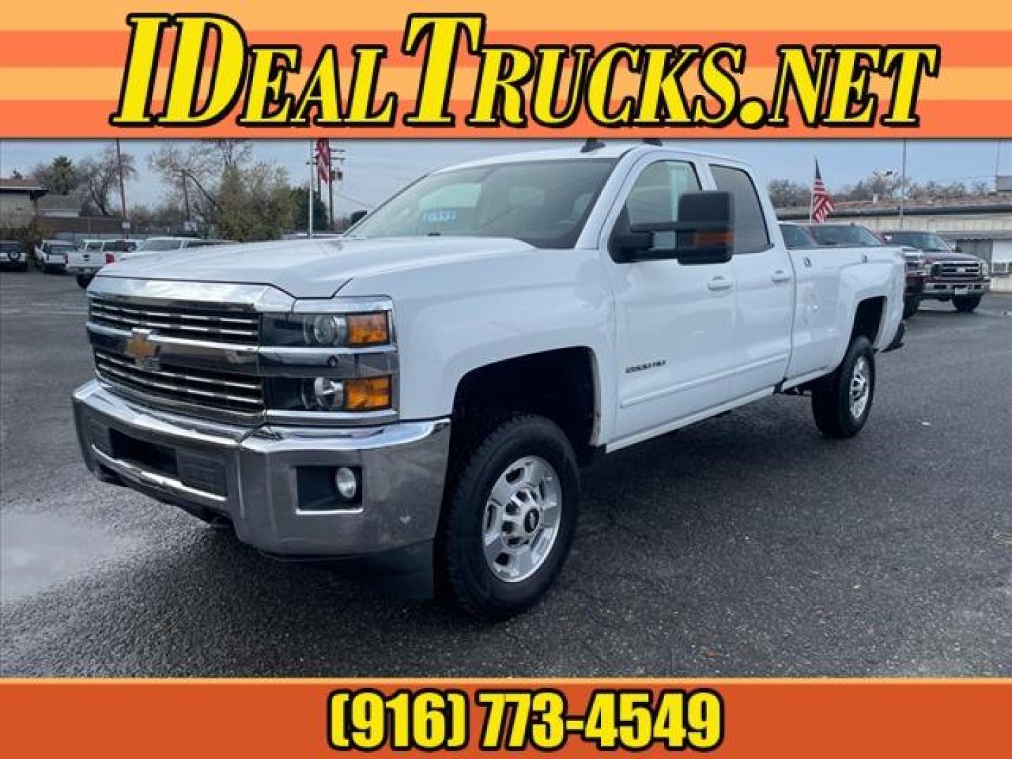 2017 Summit White Chevrolet Silverado 2500HD LT (1GC2KVEG2HZ) with an 6.0L Vortec 6.0L Flex Fuel V8 360hp 380ft. lbs. Sequential Electronic Fuel Injection engine, 6-Speed Shiftable Automatic transmission, located at 800 Riverside Ave, Roseville, CA, 95678, 916-773-4549 & Toll Free: 866-719-4393, 38.732265, -121.291039 - DOUBLE CAB 4X4 LT - Photo#0