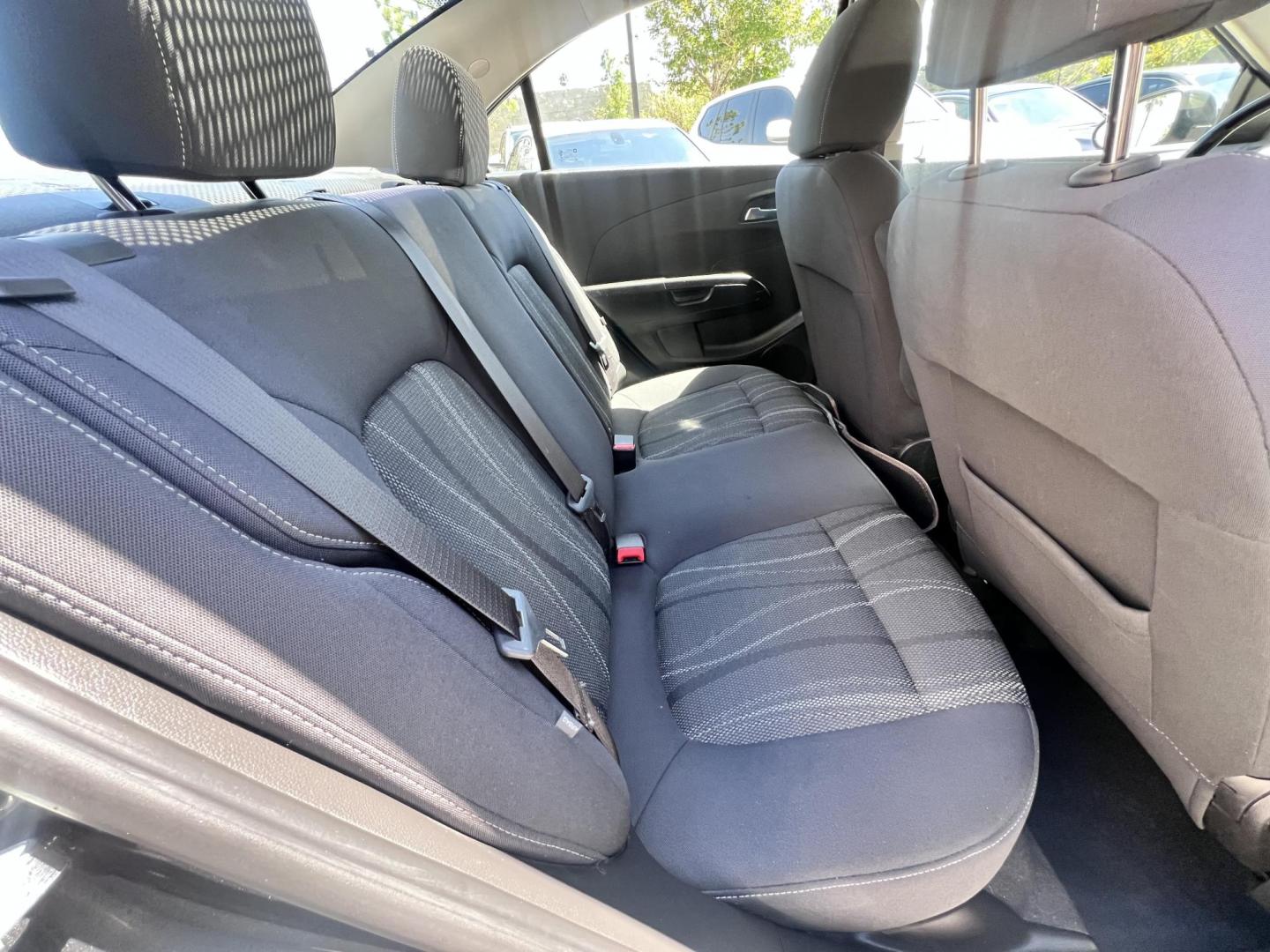 2017 Coliseum Gray /Black Chevrolet Sonic LT Manual Sedan (1G1JD5SHXH4) with an 1.8L L4 DOHC 24V engine, 5M transmission, located at 30 S. Berkeley Avenue, Pasadena, CA, 91107, (626) 248-7567, 34.145447, -118.109398 - 2017 Chevrolet Sonic Sedan – Gray – 130,750 miles – Buy Here Pay Here Pasadena, CA VIN: 1G1JD5SHXH4166595 Looking for an affordable, fuel-efficient sedan that’s easy to own and simple to finance? This 2017 Chevrolet Sonic Sedan in Gray checks all the boxes. It’s a compact, city-frien - Photo#19