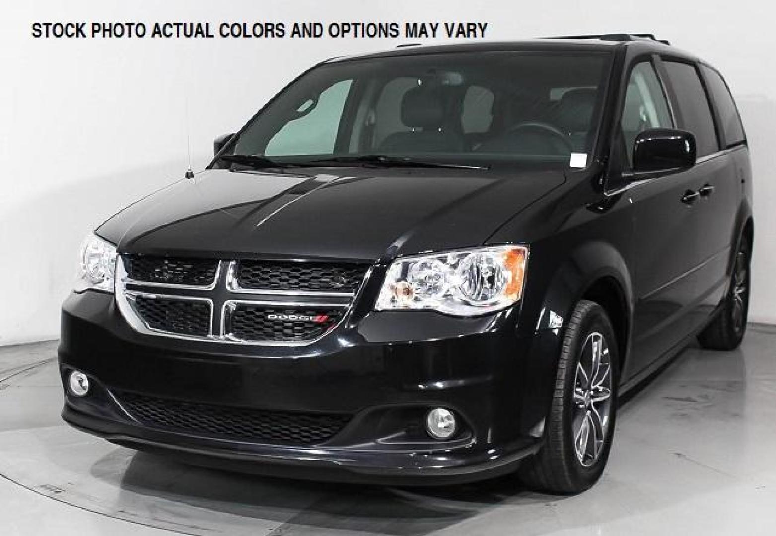 2017 BLACK Dodge Grand Caravan (2C4RDGCG0HR) with an V6 Flex Fuel 3.6 Liter engine, Automatic 6-Spd transmission, located at 412 Auto Vista Drive, Palmdale, 93551, (661) 945-0620, 34.592636, -118.136681 - Photo#0