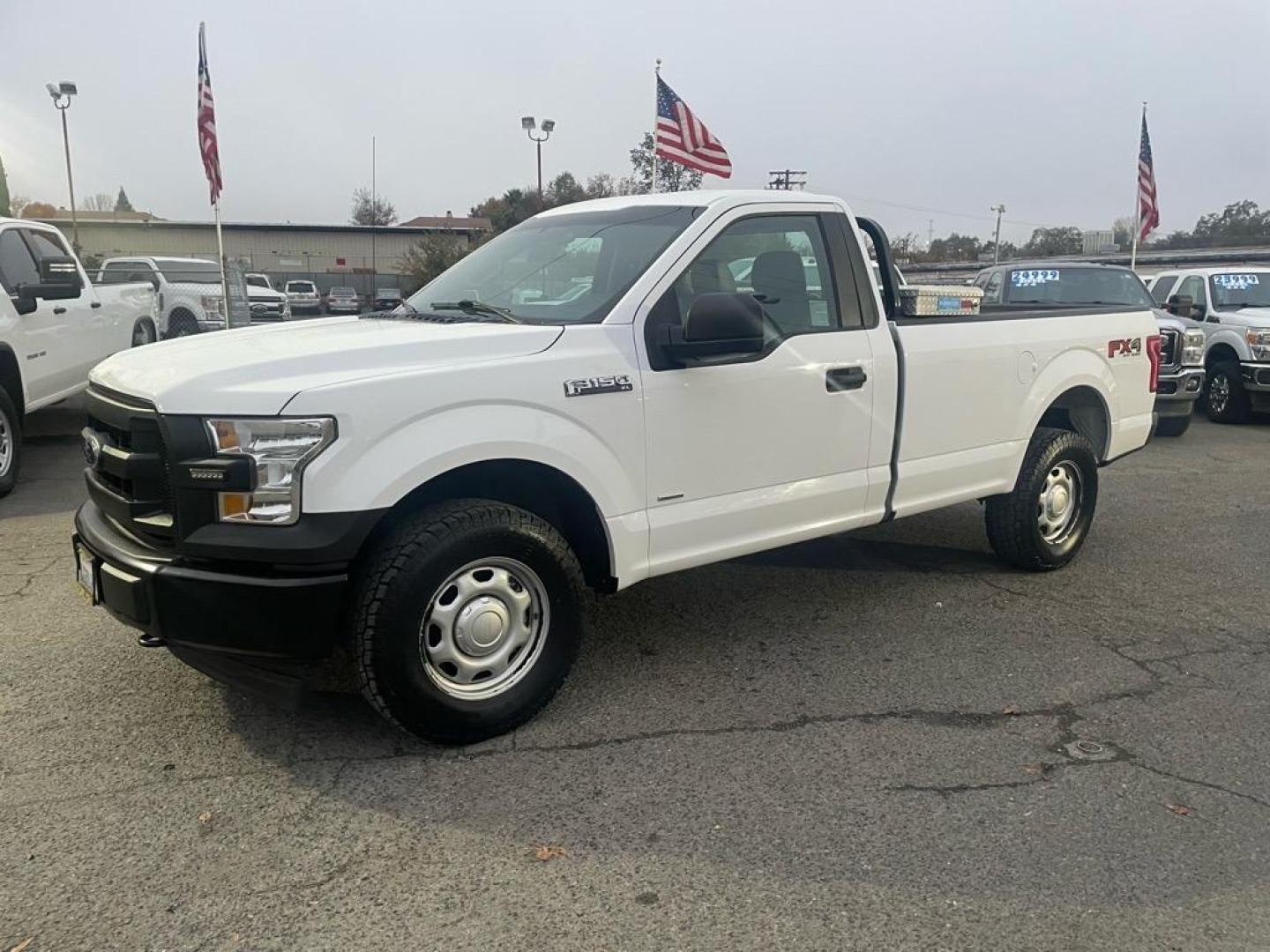 2017 Oxford White Ford F-150 XL (1FTNF1EG6HK) with an 3.5L EcoBoost 3.5L Twin Turbo V6 375hp 470ft. lbs. Direct Injection engine, 10-Speed Shiftable Automatic transmission, located at 800 Riverside Ave, Roseville, CA, 95678, 916-773-4549 & Toll Free: 866-719-4393, 38.732265, -121.291039 - 4X4 FX4 XL SERVICE RECORDS - Photo#0