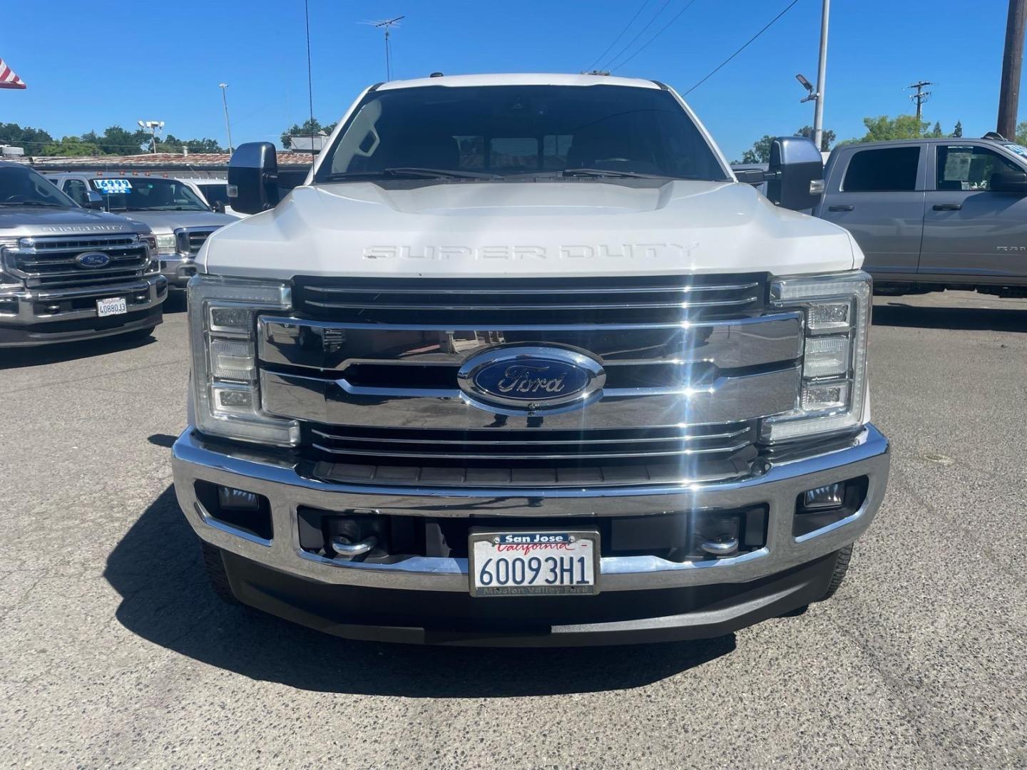 2017 Oxford White Ford F-250 Super Duty Lariat (1FT7W2BT0HE) with an 6.7L Power Stroke 6.7L Biodiesel Turbo V8 440hp 925ft. lbs. Common Rail Direct Injection engine, 6-Speed Shiftable Automatic transmission, located at 800 Riverside Ave, Roseville, CA, 95678, 916-773-4549 & Toll Free: 866-719-4393, 38.732265, -121.291039 - Photo#7