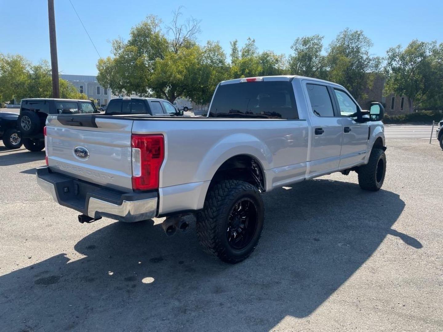 2017 Ingot Silver Ford F-350 Super Duty XL (1FT8W3BT2HE) with an 6.7L Power Stroke 6.7L Biodiesel Turbo V8 440hp 925ft. lbs. Common Rail Direct Injection engine, 6-Speed Shiftable Automatic transmission, located at 800 Riverside Ave, Roseville, CA, 95678, 916-773-4549 & Toll Free: 866-719-4393, 38.732265, -121.291039 - DIESEL CREW CAB 4X4 LIFTED CLEAN CARFAX - Photo#3