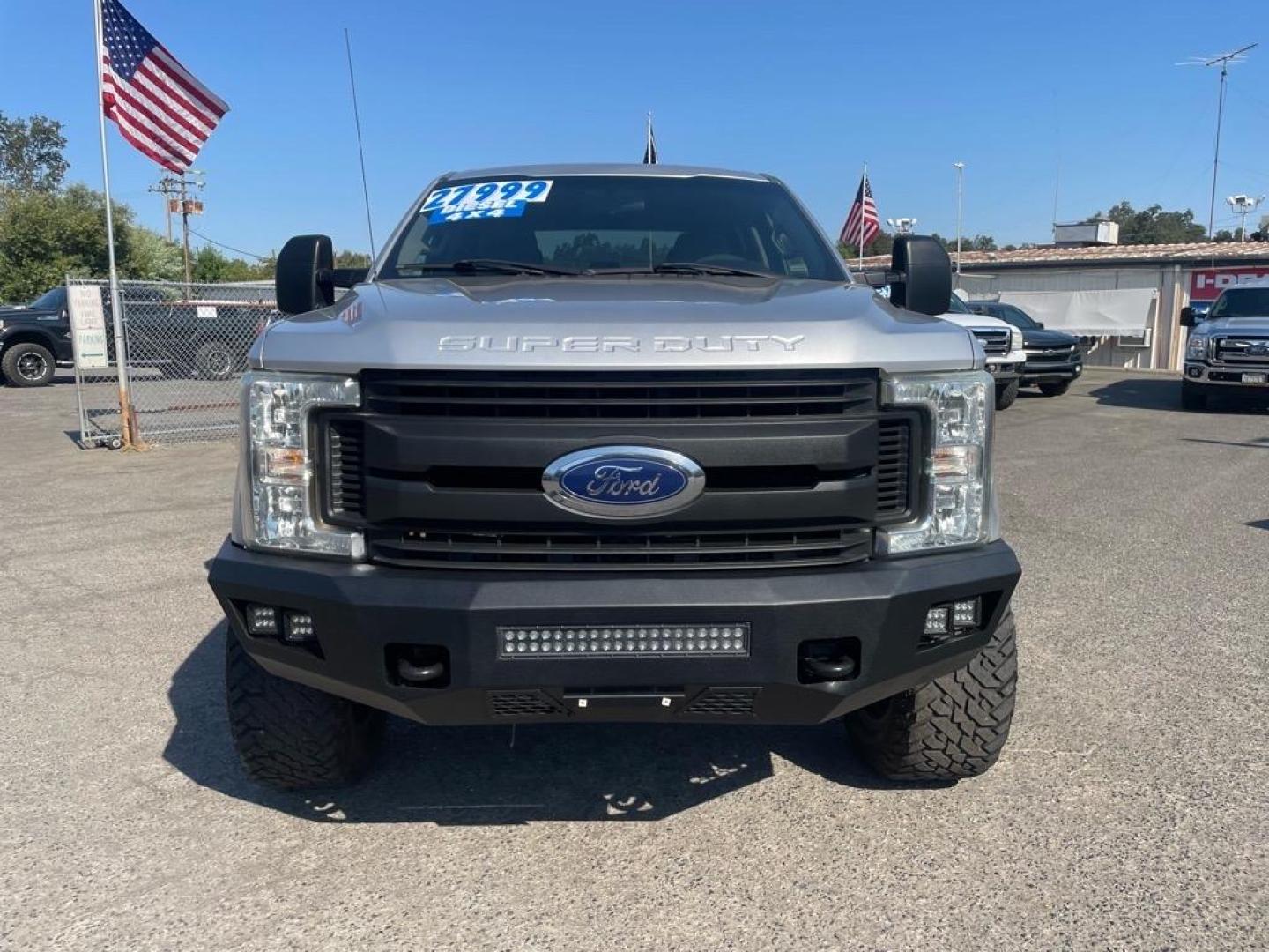 2017 Ingot Silver Ford F-350 Super Duty XL (1FT8W3BT2HE) with an 6.7L Power Stroke 6.7L Biodiesel Turbo V8 440hp 925ft. lbs. Common Rail Direct Injection engine, 6-Speed Shiftable Automatic transmission, located at 800 Riverside Ave, Roseville, CA, 95678, 916-773-4549 & Toll Free: 866-719-4393, 38.732265, -121.291039 - DIESEL CREW CAB 4X4 LIFTED CLEAN CARFAX - Photo#7