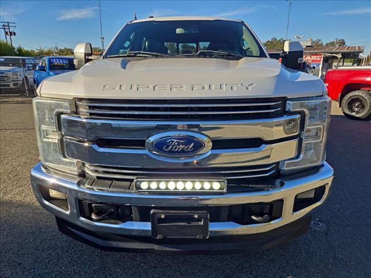 2017 Oxford White Ford F-350 Super Duty Lariat (1FT8W3BT6HE) with an 6.7L Power Stroke 6.7L Biodiesel Turbo V8 440hp 925ft. lbs. Common Rail Direct Injection engine, 6-Speed Shiftable Automatic transmission, located at 800 Riverside Ave, Roseville, CA, 95678, 916-773-4549 & Toll Free: 866-719-4393, 38.732265, -121.291039 - DIESEL CREW CAB 4X4 LARIAT ONE OWNER CLEAN CARFAX - Photo#7