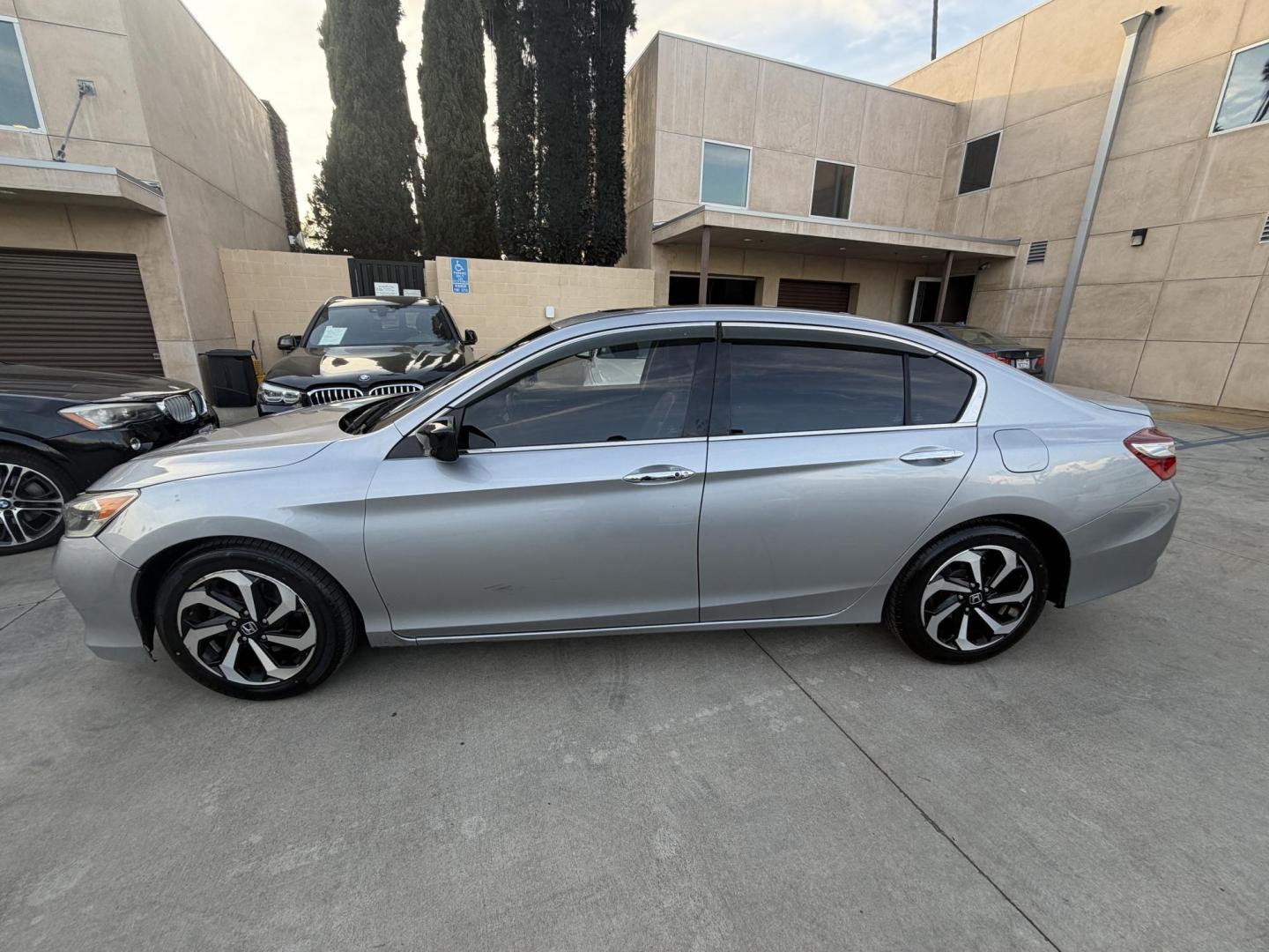 2017 Silver /Gray Honda Accord EX-L Sedan V6 6-Spd AT (1HGCR3F86HA) with an 3.5L V6 SOHC 24V engine, 6A transmission, located at 30 S. Berkeley Avenue, Pasadena, CA, 91107, (626) 248-7567, 34.145447, -118.109398 - Navigation! Leather Seats! Moon-roof! This 2017 Honda Accord EX-L Sedan V6 6-Spd AT looks and drives good. - Photo#1