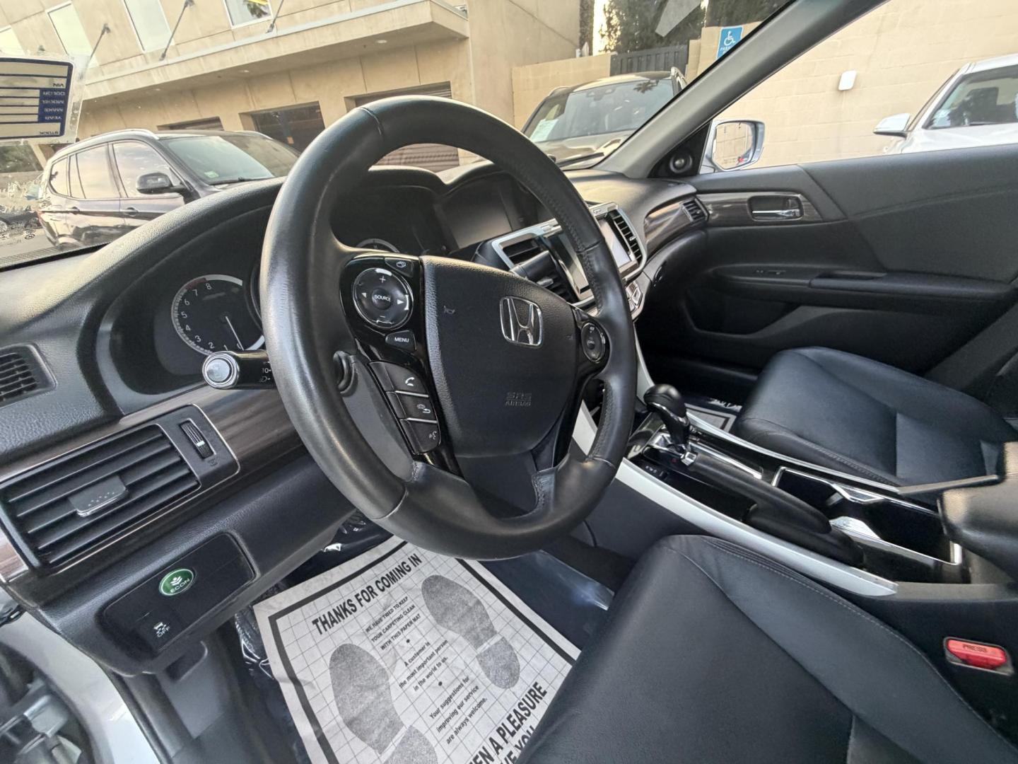 2017 Silver /Gray Honda Accord EX-L Sedan V6 6-Spd AT (1HGCR3F86HA) with an 3.5L V6 SOHC 24V engine, 6A transmission, located at 30 S. Berkeley Avenue, Pasadena, CA, 91107, (626) 248-7567, 34.145447, -118.109398 - Navigation! Leather Seats! Moon-roof! This 2017 Honda Accord EX-L Sedan V6 6-Spd AT looks and drives good. - Photo#10