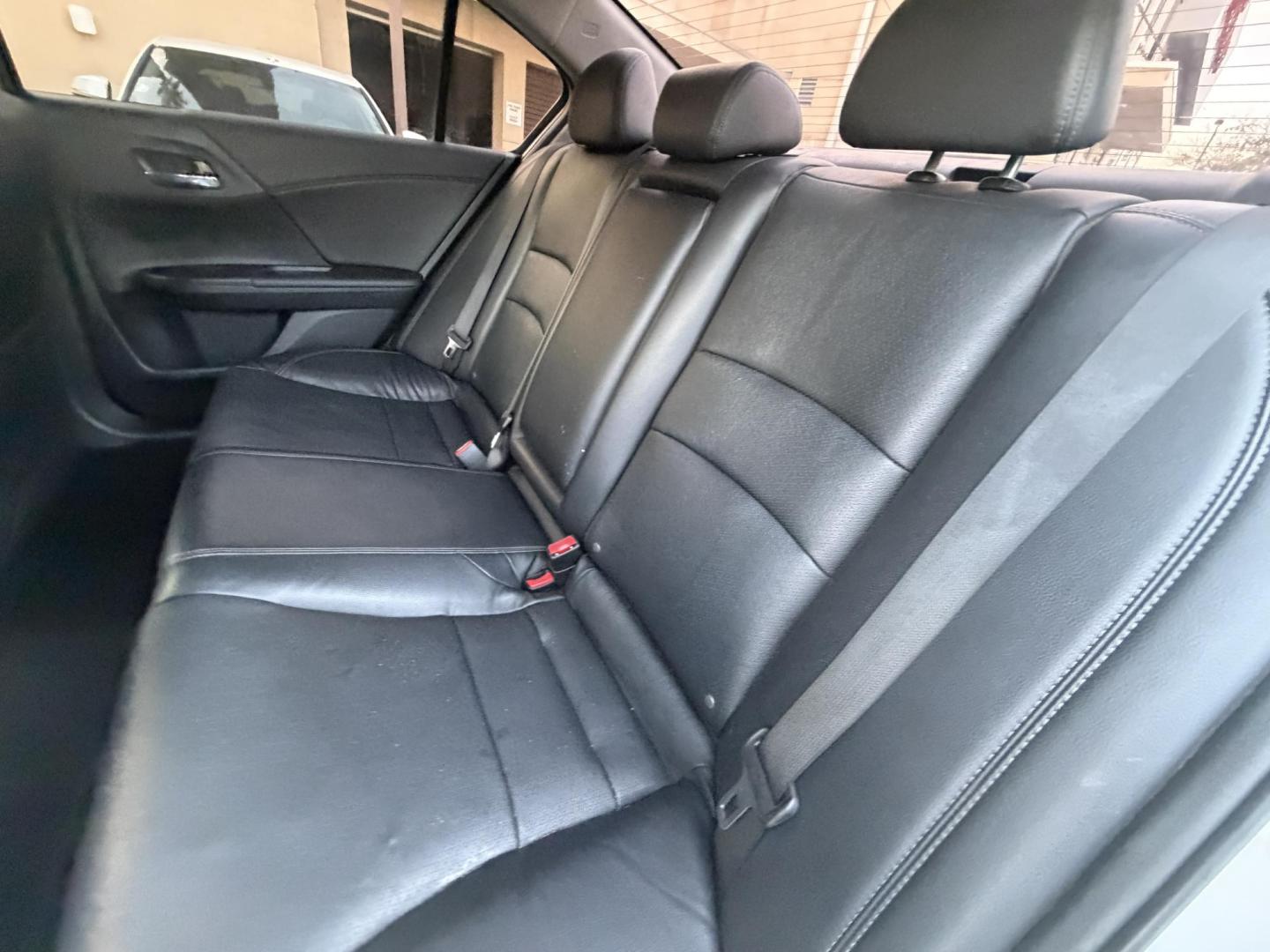 2017 Silver /Gray Honda Accord EX-L Sedan V6 6-Spd AT (1HGCR3F86HA) with an 3.5L V6 SOHC 24V engine, 6A transmission, located at 30 S. Berkeley Avenue, Pasadena, CA, 91107, (626) 248-7567, 34.145447, -118.109398 - Navigation! Leather Seats! Moon-roof! This 2017 Honda Accord EX-L Sedan V6 6-Spd AT looks and drives good. - Photo#14