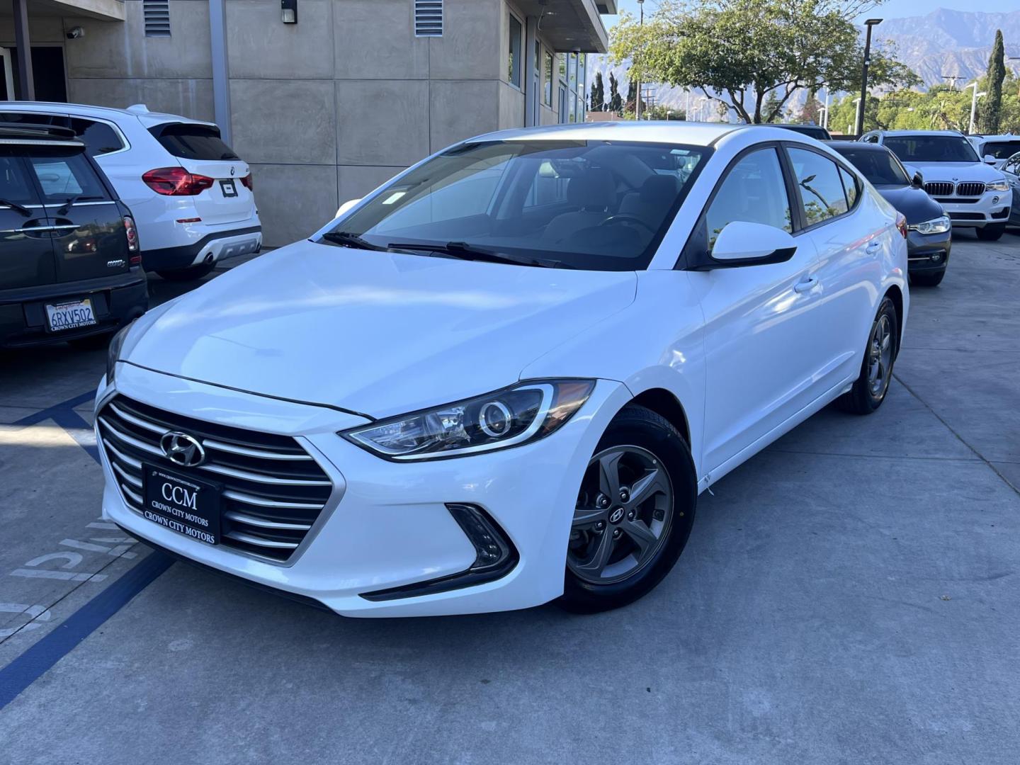 2017 White /Gray Hyundai Elantra Eco (5NPD94LA1HH) with an 1.4L LE DOCH 16V TURBO engine, 7A transmission, located at 30 S. Berkeley Avenue, Pasadena, CA, 91107, (626) 248-7567, 34.145447, -118.109398 - Crown City Motors is a used “Buy Here Pay Here” car dealer in Pasadena CA. “Buy Here Pay Here” financing, means that when you purchase your vehicle from our dealership, that you make the payments to the dealership as well. We do not need the banks approval to get you approved for a used auto - Photo#0
