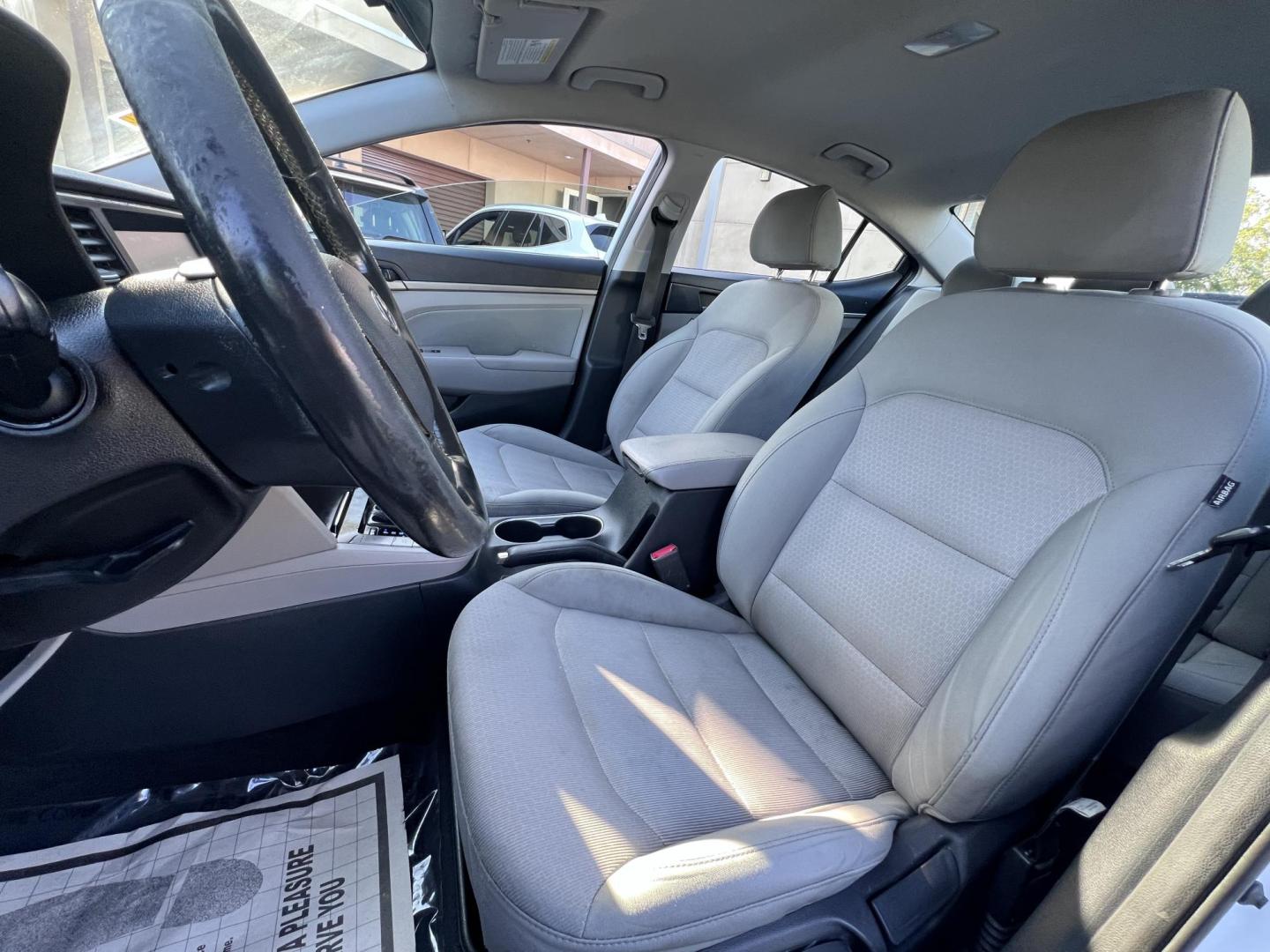 2017 White /Gray Hyundai Elantra Eco (5NPD94LA1HH) with an 1.4L LE DOCH 16V TURBO engine, 7A transmission, located at 30 S. Berkeley Avenue, Pasadena, CA, 91107, (626) 248-7567, 34.145447, -118.109398 - Crown City Motors is a used “Buy Here Pay Here” car dealer in Pasadena CA. “Buy Here Pay Here” financing, means that when you purchase your vehicle from our dealership, that you make the payments to the dealership as well. We do not need the banks approval to get you approved for a used auto - Photo#9