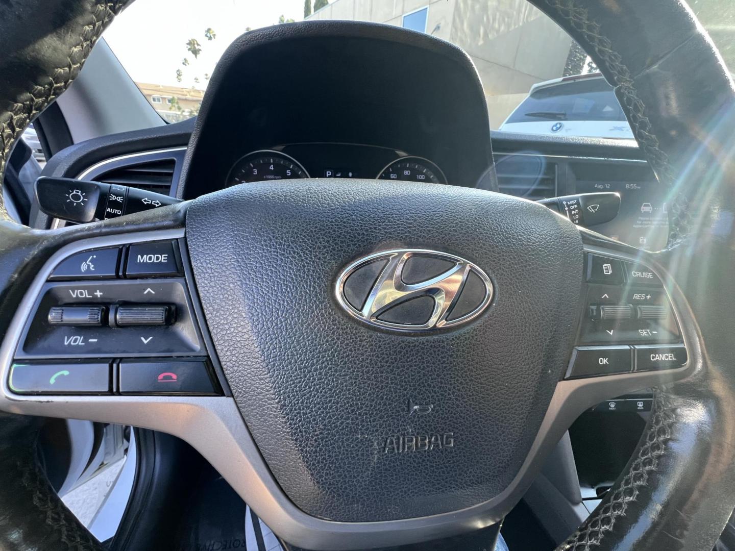 2017 White /Gray Hyundai Elantra Eco (5NPD94LA1HH) with an 1.4L LE DOCH 16V TURBO engine, 7A transmission, located at 30 S. Berkeley Avenue, Pasadena, CA, 91107, (626) 248-7567, 34.145447, -118.109398 - Crown City Motors is a used “Buy Here Pay Here” car dealer in Pasadena CA. “Buy Here Pay Here” financing, means that when you purchase your vehicle from our dealership, that you make the payments to the dealership as well. We do not need the banks approval to get you approved for a used auto - Photo#27