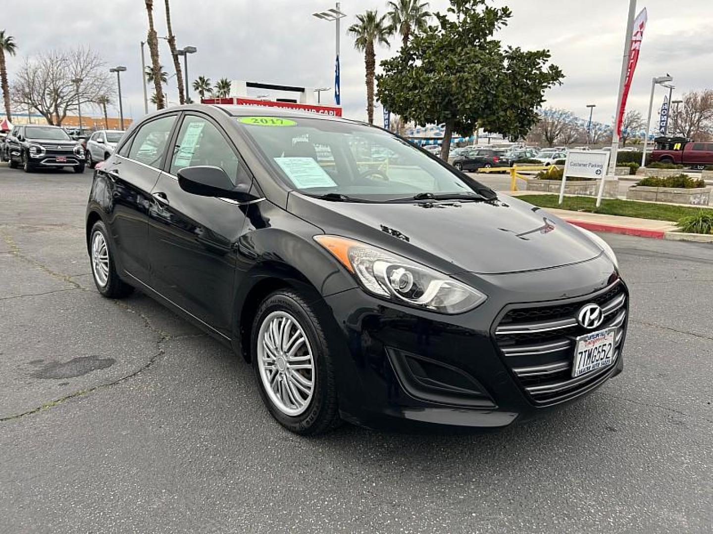 2017 BLACK Hyundai Elantra GT (KMHD35LHXHU) with an 4-Cyl 2.0 Liter engine, Auto 6-Spd Shiftronic transmission, located at 412 Auto Vista Drive, Palmdale, 93551, (661) 945-0620, 34.592636, -118.136681 - Photo#0