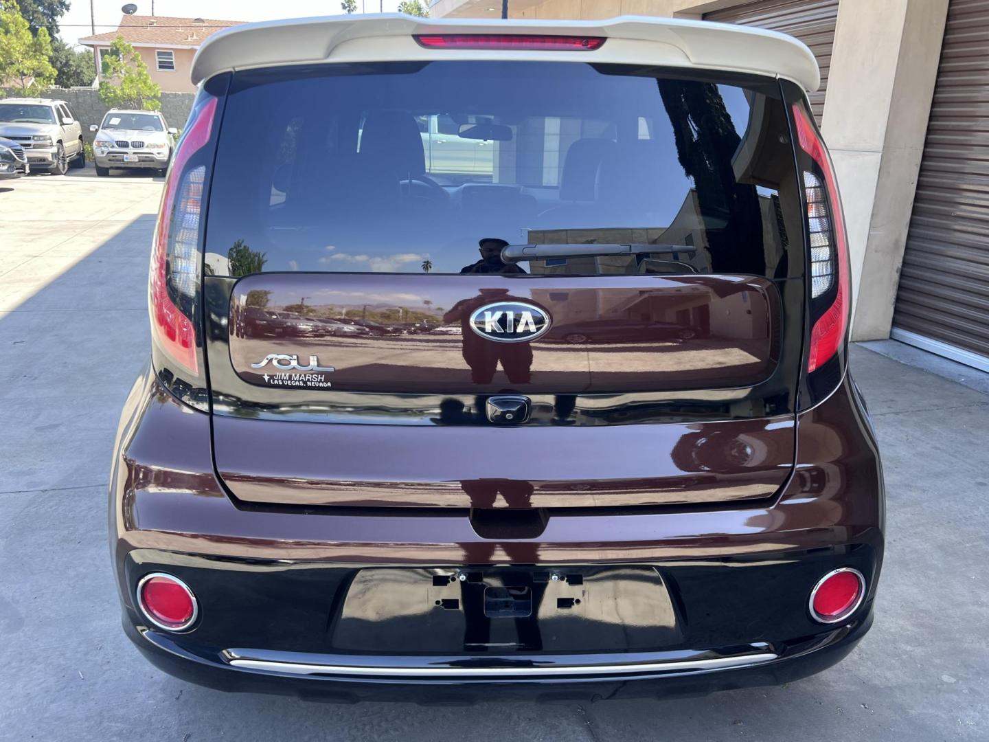 2017 Burnished Copper /Black Kia Soul + (KNDJP3A55H7) with an 2.0L L4 DOHC 16V engine, 6A transmission, located at 30 S. Berkeley Avenue, Pasadena, CA, 91107, (626) 248-7567, 34.145447, -118.109398 - 2017 Kia Soul – Two-Tone Style, Technology, and Affordable Financing – Buy Here Pay Here in Pasadena, CA Looking for a vehicle that blends stand-out design, tech features, and budget-friendly reliability? This 2017 Kia Soul is the perfect compact crossover — and it's available now at Crown - Photo#10