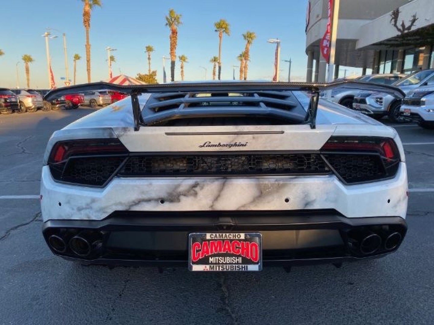 2017 WHITE Lamborghini Huracan (ZHWUC2ZF6HL) with an V10 5.2 Liter engine, Auto 7-Spd Dual-Clutch transmission, located at 412 Auto Vista Drive, Palmdale, 93551, (661) 945-0620, 34.592636, -118.136681- Photo#4