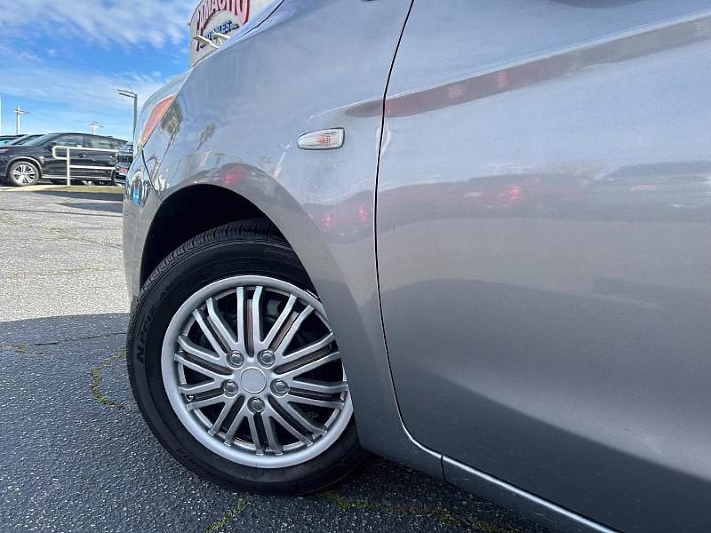 2017 GRAY Mitsubishi Mirage G4 (ML32F3FJ2HH) with an 3-Cyl 1.2 Liter engine, Automatic transmission, located at 412 Auto Vista Drive, Palmdale, 93551, (661) 945-0620, 34.592636, -118.136681 - Photo#10