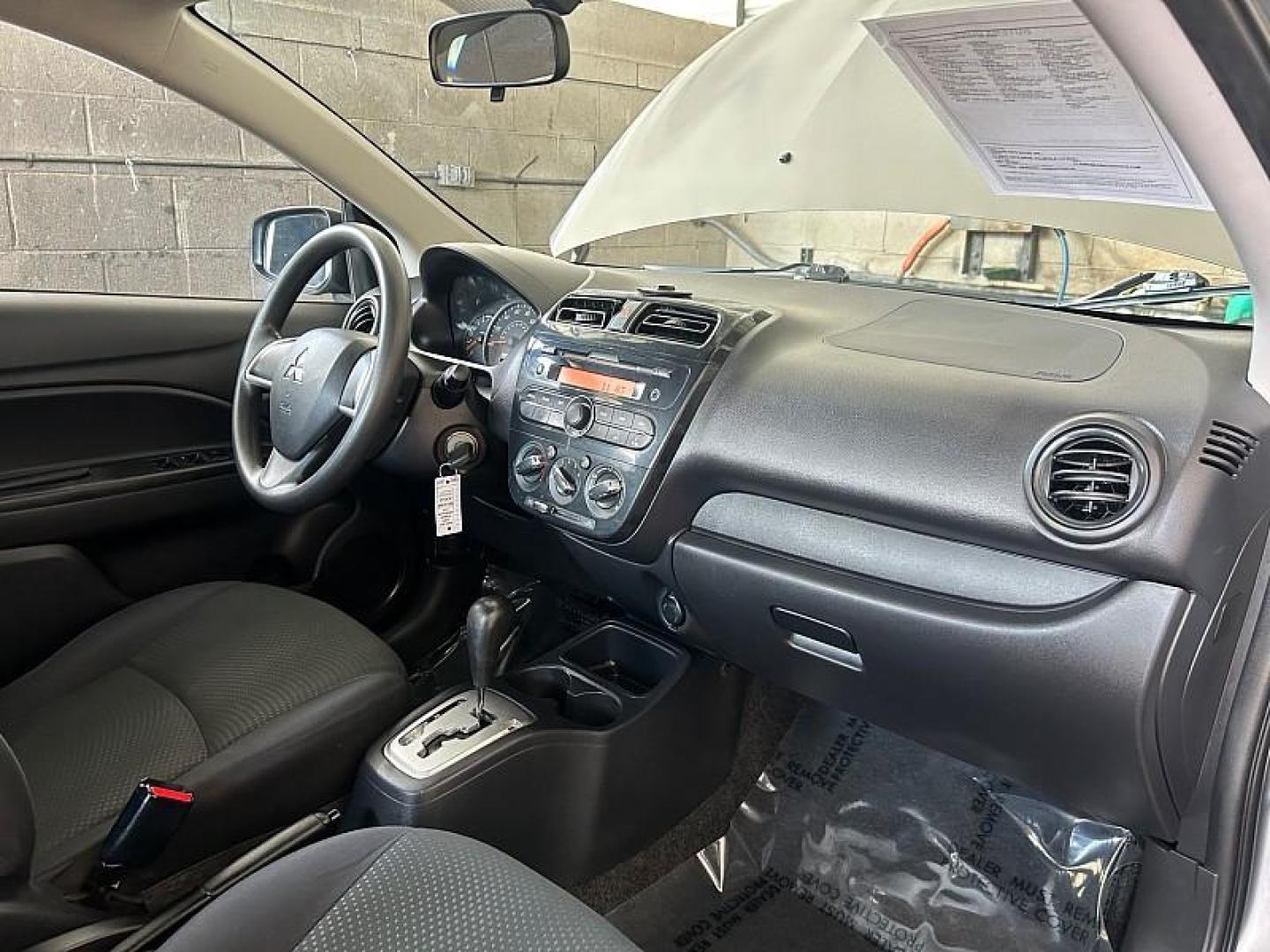 2017 GRAY Mitsubishi Mirage G4 (ML32F3FJ2HH) with an 3-Cyl 1.2 Liter engine, Automatic transmission, located at 412 Auto Vista Drive, Palmdale, 93551, (661) 945-0620, 34.592636, -118.136681 - Photo#27