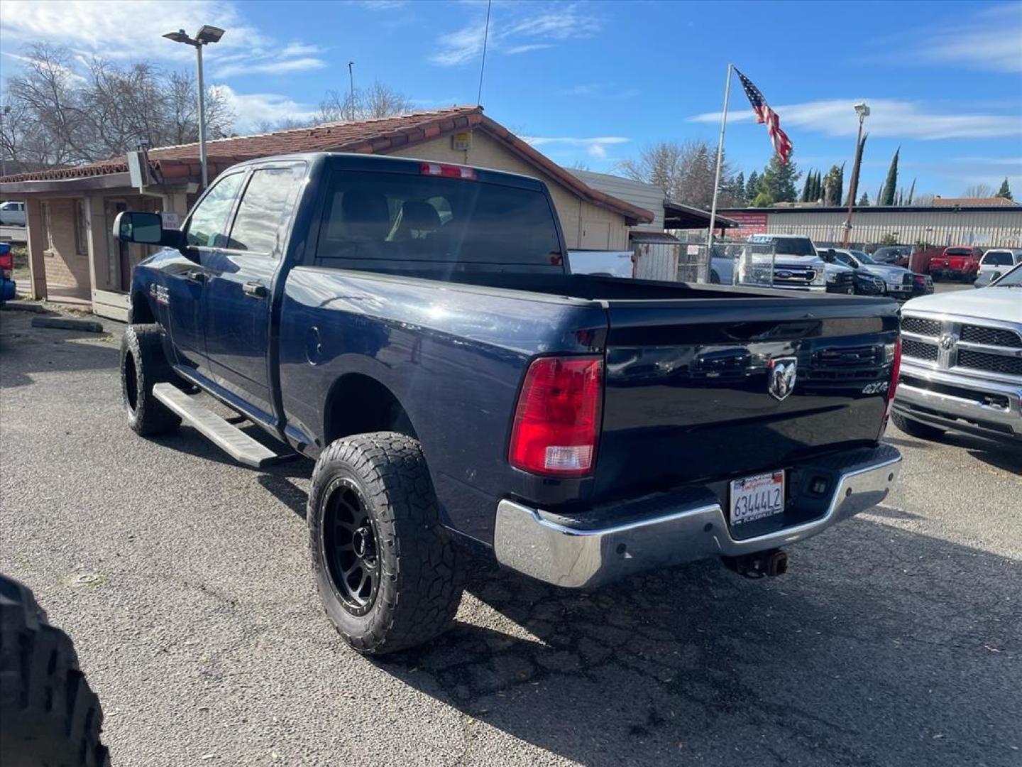 2017 Blue Streak Pearl Coat RAM 2500 Tradesman (3C6UR5CL4HG) with an 6.7L Cummins 6.7L Diesel Turbo I6 350hp 660ft. lbs. Common Rail Direct Injection engine, Automatic transmission, located at 800 Riverside Ave, Roseville, CA, 95678, 916-773-4549 & Toll Free: 866-719-4393, 38.732265, -121.291039 - DIESEL CREW CAB 4X4 TRADESMAN CLEAN CARFAX - Photo#2