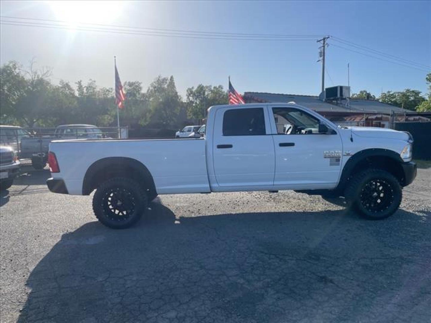 2017 Bright White Clear Coat RAM 3500 Tradesman (3C63R3GL2HG) with an 6.7L Cummins 6.7L Diesel Turbo I6 350hp 660ft. lbs. Common Rail Direct Injection engine, 6-Speed Shiftable Automatic transmission, located at 800 Riverside Ave, Roseville, CA, 95678, 916-773-4549 & Toll Free: 866-719-4393, 38.732265, -121.291039 - CUMMINS DIESEL CREW CAB 4X4 TRADESMAN LEATHER LIFTED CUSTOM WHEELS NEW TIRES - Photo#5
