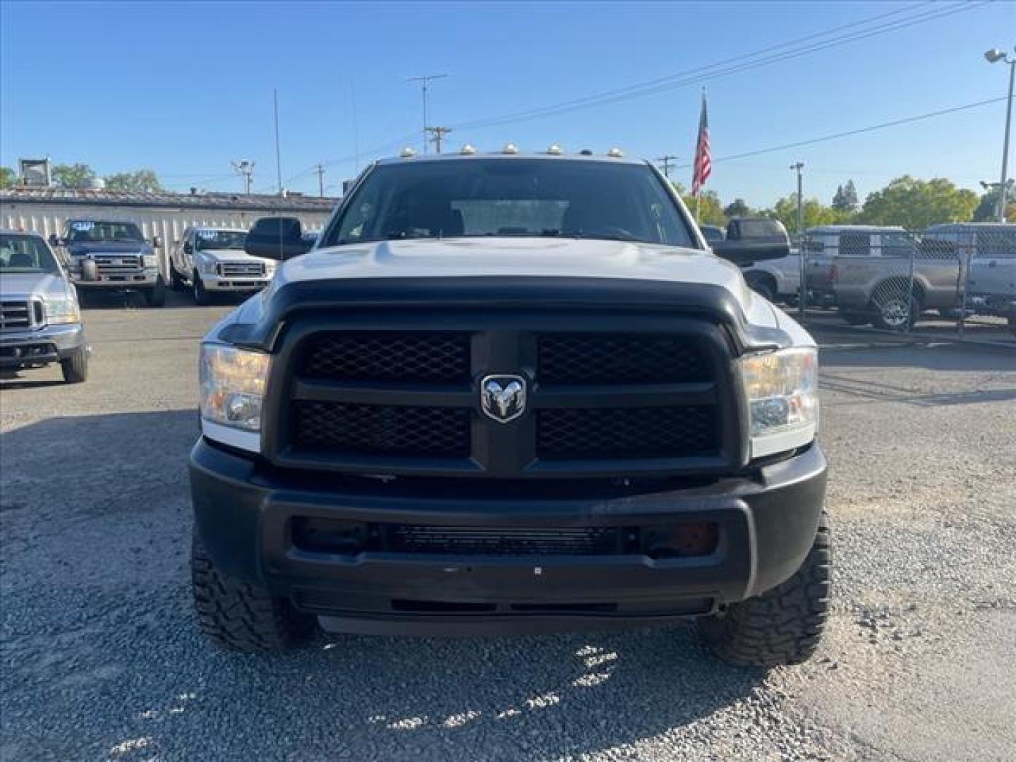 2017 Bright White Clear Coat RAM 3500 Tradesman (3C63R3GL2HG) with an 6.7L Cummins 6.7L Diesel Turbo I6 350hp 660ft. lbs. Common Rail Direct Injection engine, 6-Speed Shiftable Automatic transmission, located at 800 Riverside Ave, Roseville, CA, 95678, 916-773-4549 & Toll Free: 866-719-4393, 38.732265, -121.291039 - CUMMINS DIESEL CREW CAB 4X4 TRADESMAN LEATHER LIFTED CUSTOM WHEELS NEW TIRES - Photo#7