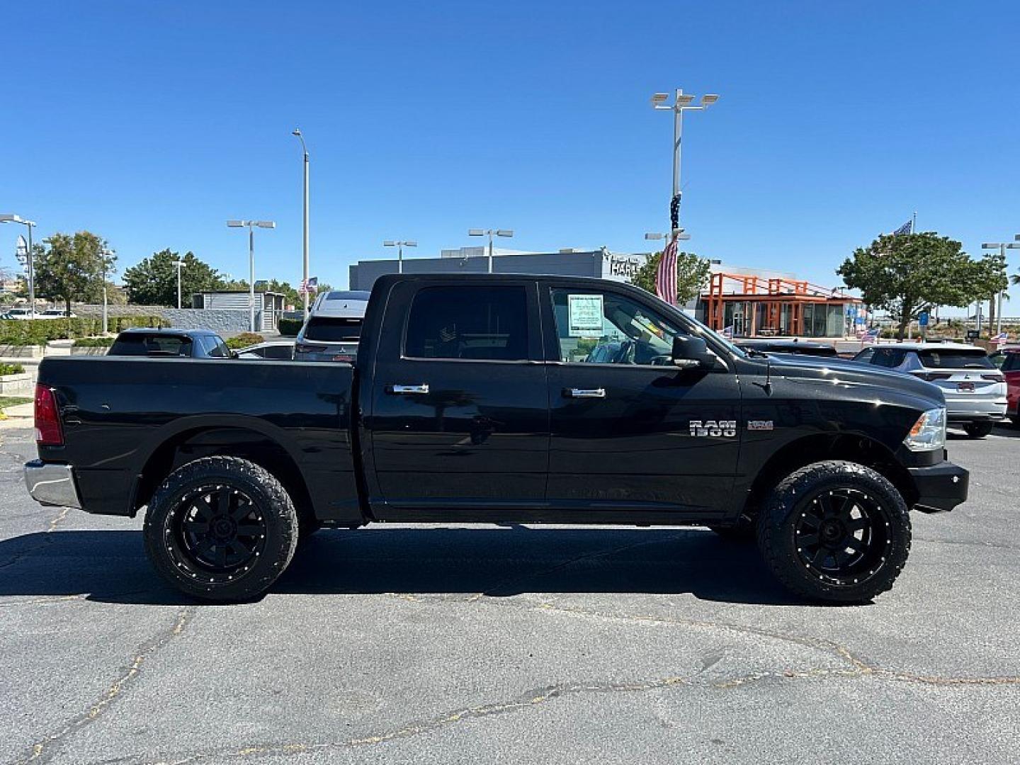 2017 BLACK Ram 1500 4WD (3C6RR7LTXHG) with an V8 HEMI 5.7 Liter engine, Automatic 8-Spd transmission, located at 412 Auto Vista Drive, Palmdale, 93551, (661) 945-0620, 34.592636, -118.136681 - Photo#7
