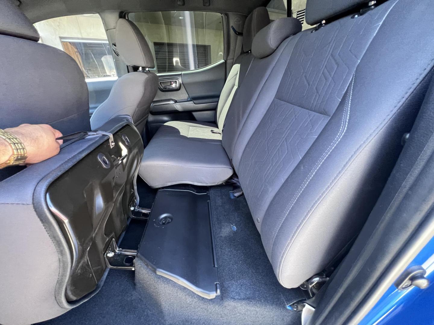 2017 Blazing Blue Metallic /Gray Toyota Tacoma SR5 Double Cab Long Bed V6 6AT 2WD (5TFAZ5CN3HX) with an 3.6L V6 DOHC 24V engine, 6A transmission, located at 30 S. Berkeley Avenue, Pasadena, CA, 91107, (626) 248-7567, 34.145447, -118.109398 - 2017 Toyota Tacoma SR5 – V6, Double Cab – Blazing Blue Metallic – Buy Here Pay Here Pasadena Looking for a dependable and powerful midsize pickup that’s ready for work or play? Check out this 2017 Toyota Tacoma SR5 Double Cab finished in the eye-catching Blazing Blue Metallic. This Tacoma o - Photo#24