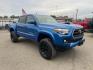 2017 Blazing Blue Pearl Toyota Tacoma TRD Sport (5TFCZ5AN6HX) with an 3.5L 3.5L V6 278hp 265ft. lbs. Direct Injection engine, 6-Speed Manual transmission, located at 800 Riverside Ave, Roseville, CA, 95678, 916-773-4549 & Toll Free: 866-719-4393, 38.732265, -121.291039 - 4X4 DOUBLE CAB TRD SPORT LEATHER MOON ROOF SERVICE RECORDS MANUAL TRANSMISSION - Photo#6