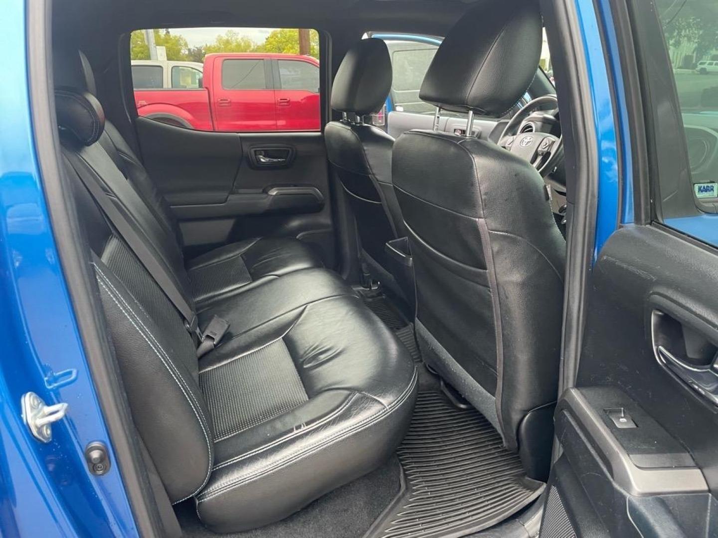 2017 Blazing Blue Pearl Toyota Tacoma TRD Sport (5TFCZ5AN6HX) with an 3.5L 3.5L V6 278hp 265ft. lbs. Direct Injection engine, 6-Speed Manual transmission, located at 800 Riverside Ave, Roseville, CA, 95678, 916-773-4549 & Toll Free: 866-719-4393, 38.732265, -121.291039 - 4X4 DOUBLE CAB TRD SPORT LEATHER MOON ROOF SERVICE RECORDS MANUAL TRANSMISSION - Photo#13