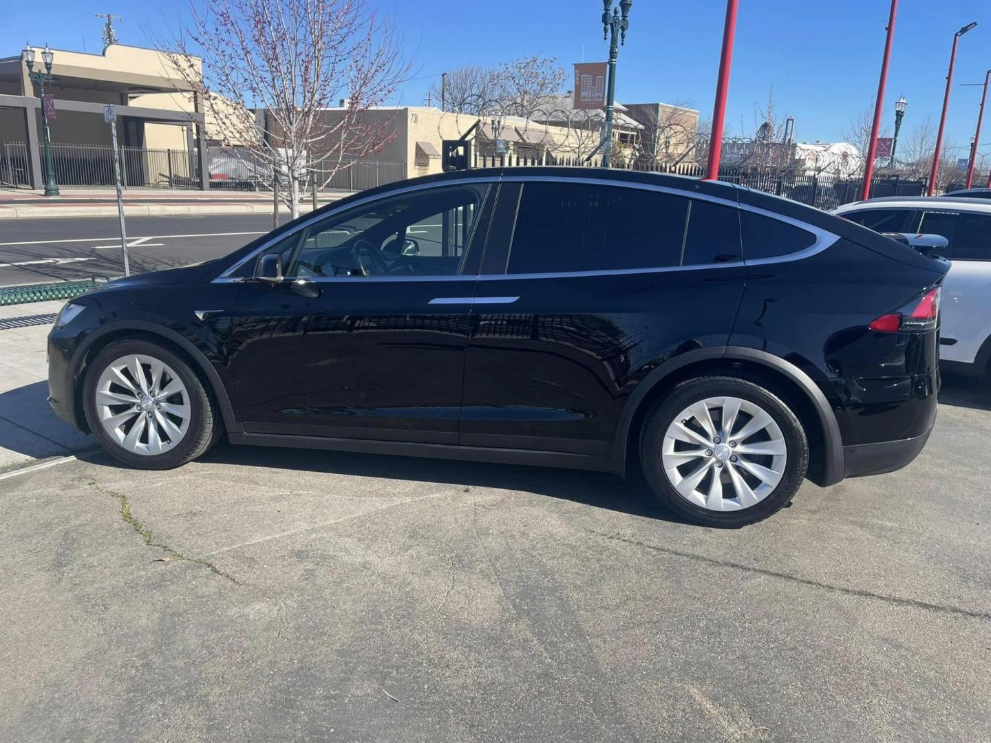 2018 BLACK Tesla Model X 90D (5YJXCBE26JF) with an ELECTRIC engine, 1A transmission, located at 744 E Miner Ave, Stockton, CA, 95202, (209) 944-5770, 37.956863, -121.282082 - PLUS TAXES AND FEES - Photo#15