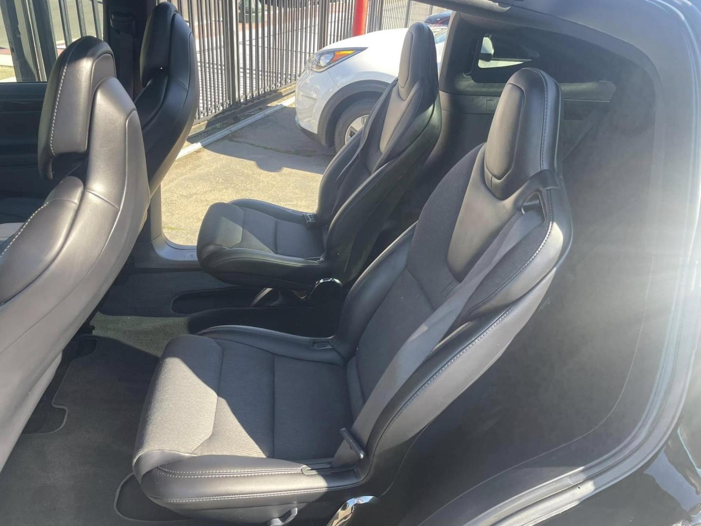 2018 BLACK Tesla Model X 90D (5YJXCBE26JF) with an ELECTRIC engine, 1A transmission, located at 744 E Miner Ave, Stockton, CA, 95202, (209) 944-5770, 37.956863, -121.282082 - PLUS TAXES AND FEES - Photo#9