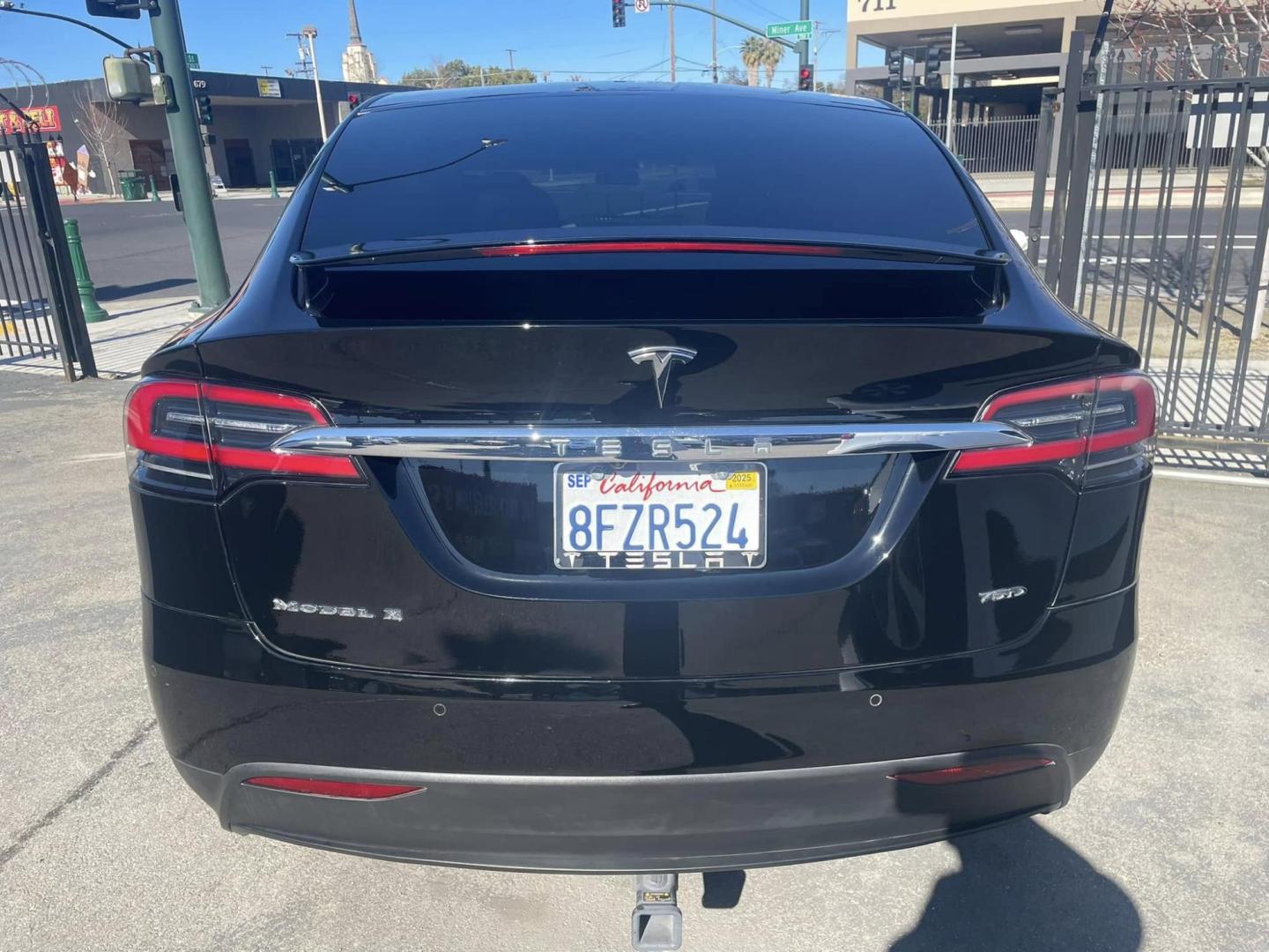 2018 BLACK Tesla Model X 90D (5YJXCBE26JF) with an ELECTRIC engine, 1A transmission, located at 744 E Miner Ave, Stockton, CA, 95202, (209) 944-5770, 37.956863, -121.282082 - PLUS TAXES AND FEES - Photo#13