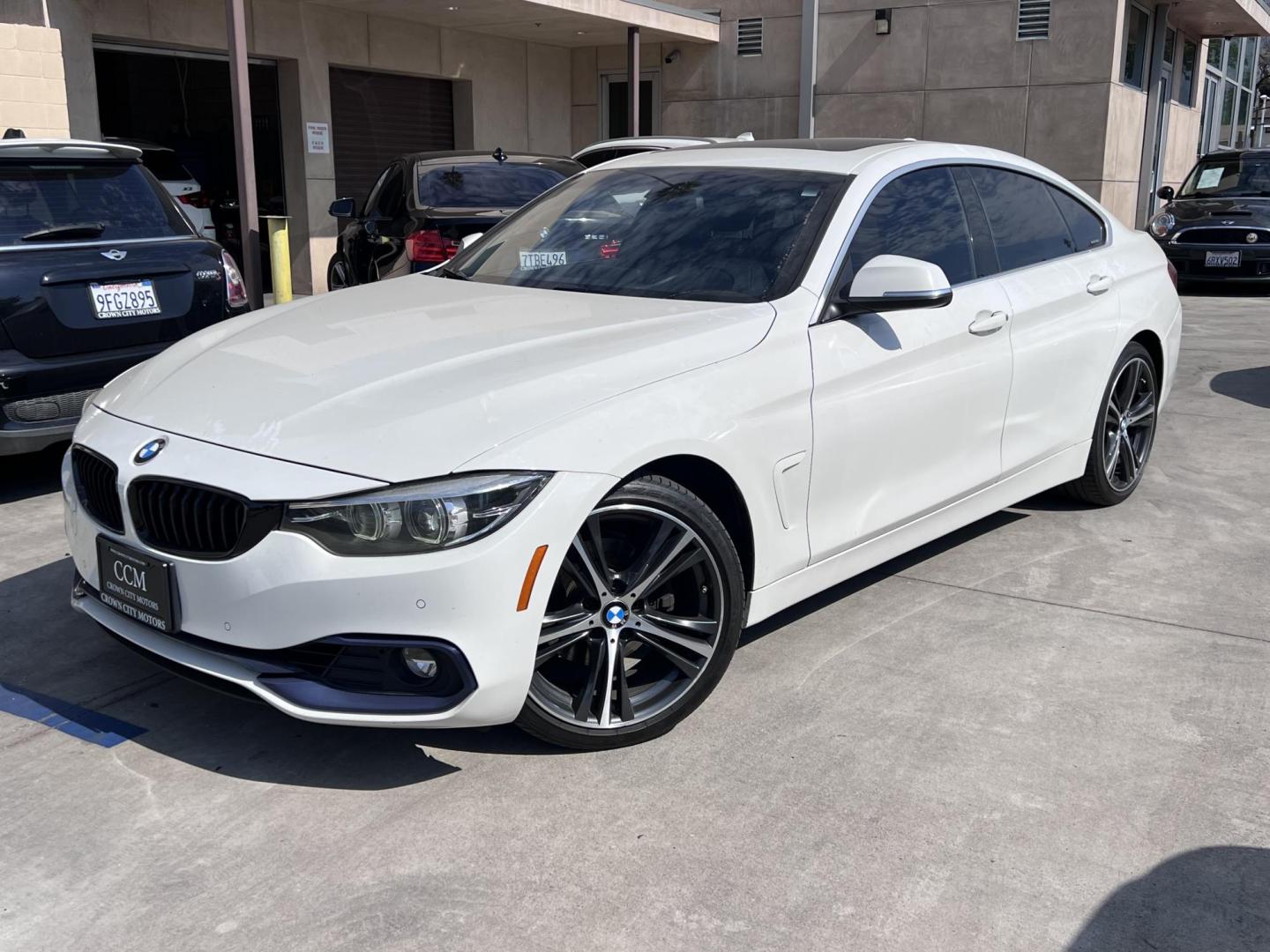 2018 Alpine White /Black BMW 4-Series Gran Coupe 430i (WBA4J1C54JB) with an 2.0L L4 DOHC 16V engine, 8A transmission, located at 30 S. Berkeley Avenue, Pasadena, CA, 91107, (626) 248-7567, 34.145447, -118.109398 - 2018 BMW 430i Gran Coupe – Sporty Luxury with Practical Style VIN: WBA4J1C54JBG77909 Dealer Location: Crown City Motors, 30 S Berkeley Ave, Pasadena, CA 91107 Vehicle Type: Luxury 4-Door Hatchback Coupe Financing Available for All Credit Types – Apply Today! Experience the perfect blend o - Photo#0