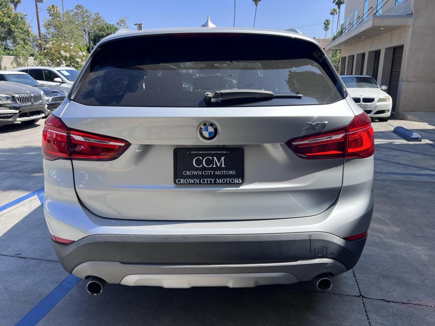 2018 Silver Metallic /Black BMW X1 sDrive28i (WBXHU7C34J5) with an 2.0L L4 DOHC 16V engine, 8A transmission, located at 30 S. Berkeley Avenue, Pasadena, CA, 91107, (626) 248-7567, 34.145447, -118.109398 - 2018 BMW X1 xDrive28i – Luxury, Performance, and Affordability in One SUV VIN: WBXHU7C34J5H42594 Location: Crown City Motors, Pasadena, CA Status: Available Now – Clean Title – Financing Options for All Credit Types Looking for a luxury crossover SUV that combines sporty performance, ele - Photo#3