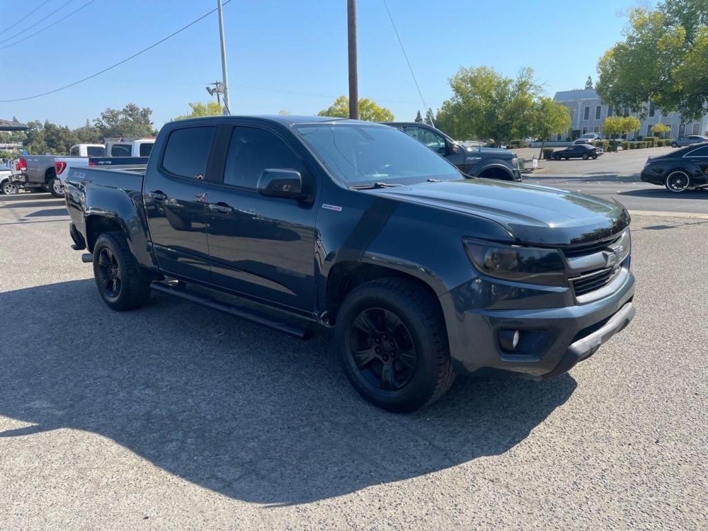 2018 Deepwood Green Metallic Chevrolet Colorado Z71 (1GCPTDE13J1) with an 0.0 Duramax 2.8L Diesel Turbo I4 181hp 369ft. lbs. Common Rail Direct Injection engine, 8-Speed Shiftable Automatic transmission, located at 800 Riverside Ave, Roseville, CA, 95678, 916-773-4549 & Toll Free: 866-719-4393, 38.732265, -121.291039 - DIESEL CREW CAB 4X4 Z-71 ONE OWNER - Photo#1
