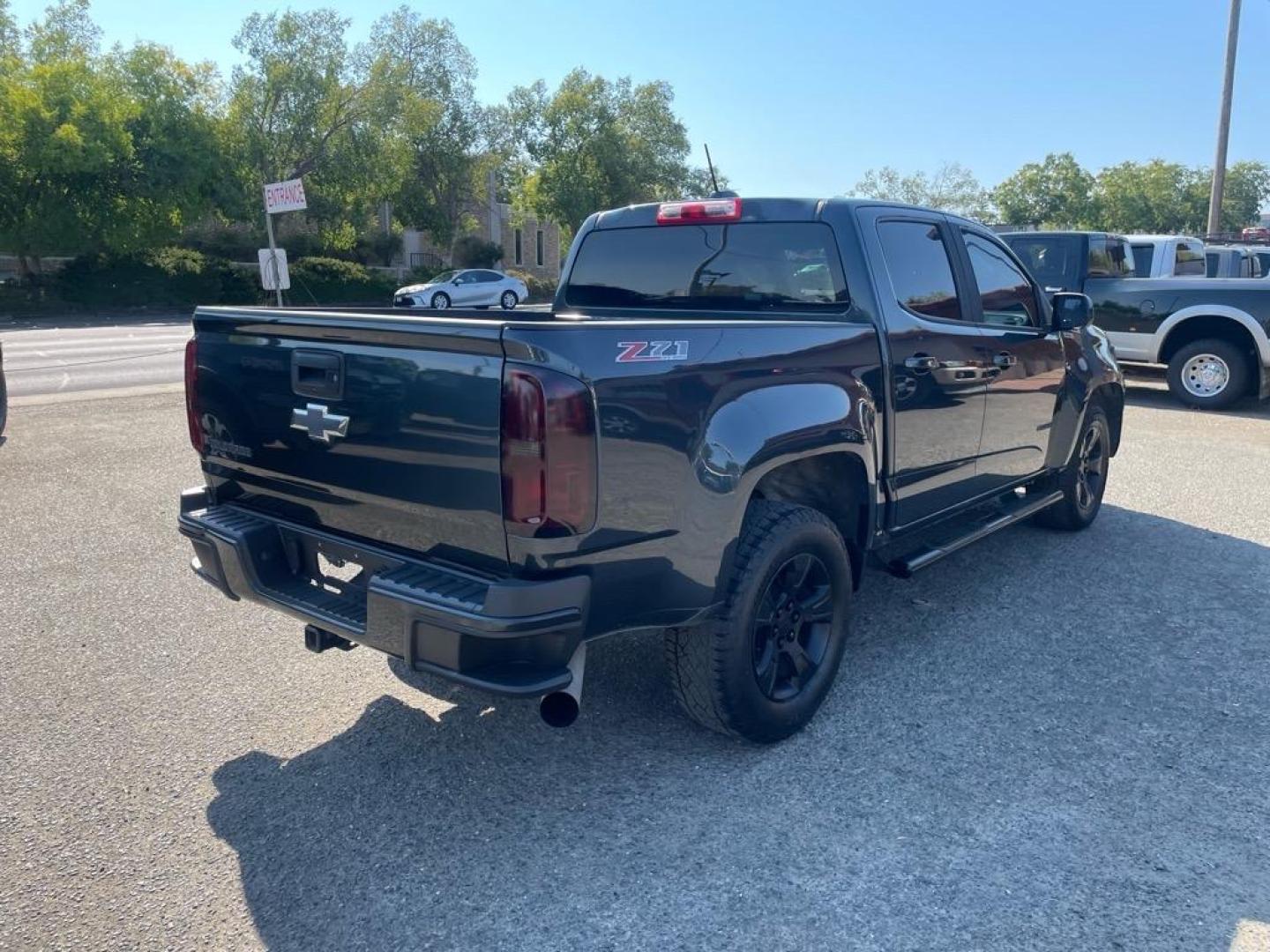 2018 Deepwood Green Metallic Chevrolet Colorado Z71 (1GCPTDE13J1) with an 0.0 Duramax 2.8L Diesel Turbo I4 181hp 369ft. lbs. Common Rail Direct Injection engine, 8-Speed Shiftable Automatic transmission, located at 800 Riverside Ave, Roseville, CA, 95678, 916-773-4549 & Toll Free: 866-719-4393, 38.732265, -121.291039 - DIESEL CREW CAB 4X4 Z-71 ONE OWNER - Photo#3