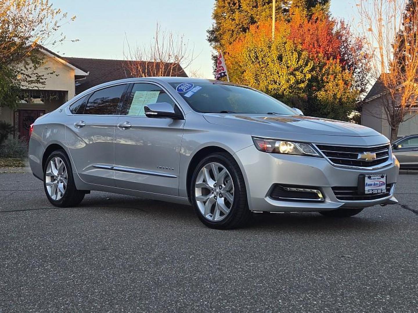 2018 SILVER Chevrolet Impala (2G1125S31J9) with an V6 Flex Fuel 3.6 Liter engine, Auto 6-Spd Overdrive transmission, located at 246 E Walker St., Orland, 95963, (530) 865-5800, 39.747589, -122.178398 - Photo#1