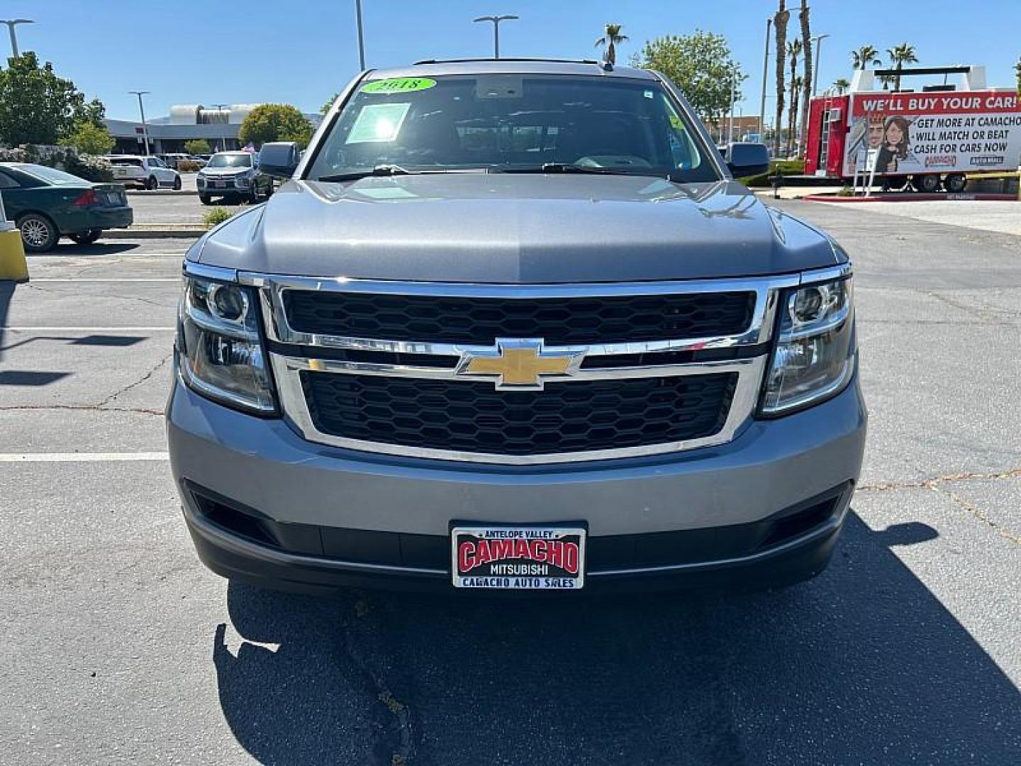 2018 GRAY Chevrolet Tahoe (1GNSKAEC8JR) with an V8 EcoTec3 5.3 Liter engine, Auto 6-Spd Overdrive transmission, located at 412 Auto Vista Drive, Palmdale, 93551, (661) 945-0620, 34.592636, -118.136681 - Photo#1
