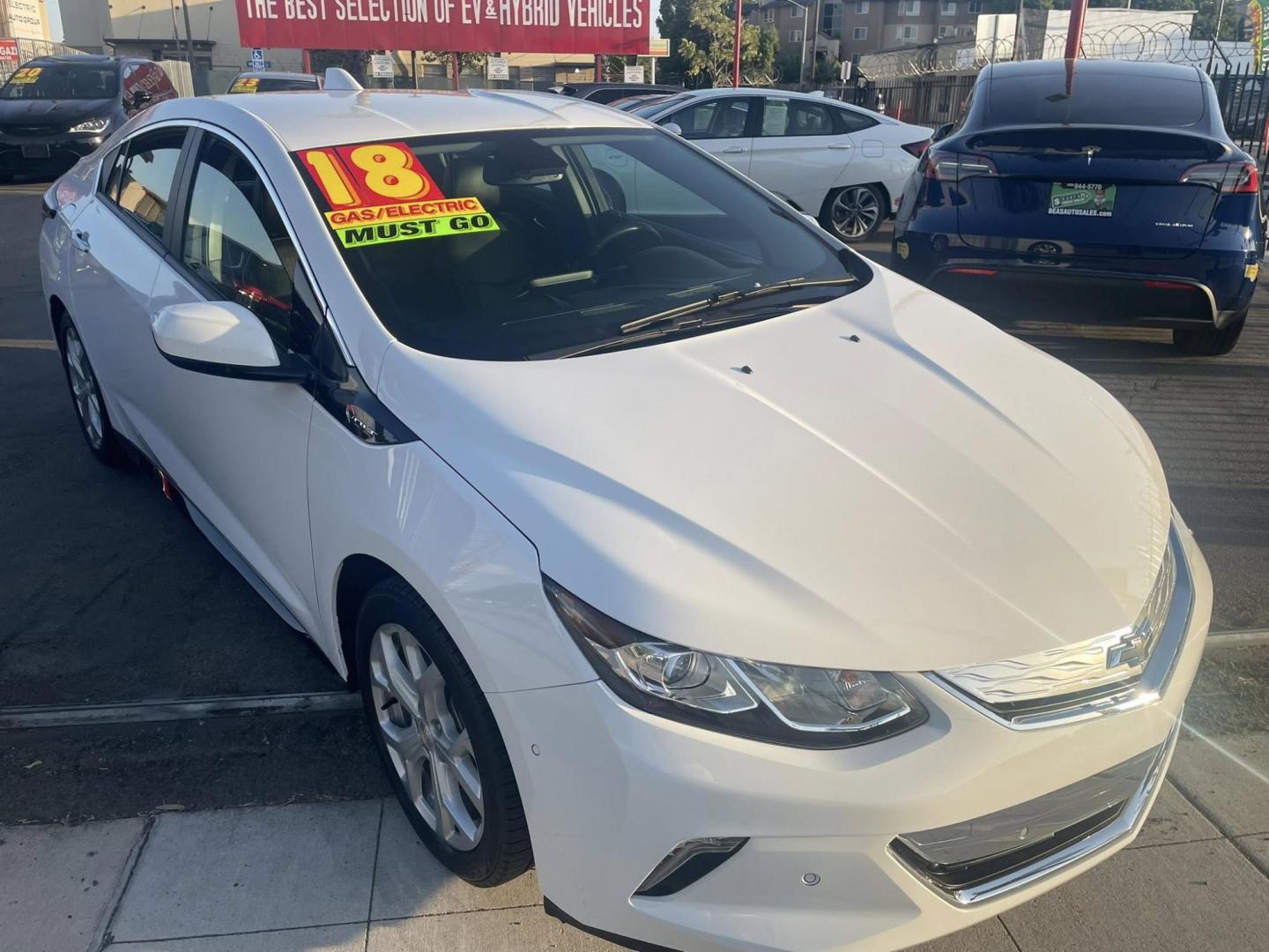2018 Chevrolet Volt LTZ (1G1RD6S55JU) with an 1.5L L4 DOHC 16V engine, CVT transmission, located at 744 E Miner Ave, Stockton, CA, 95202, (209) 944-5770, 37.956863, -121.282082 - PLUS TAXES AND FEES NO CHARGER AVAILABLE - Photo#0