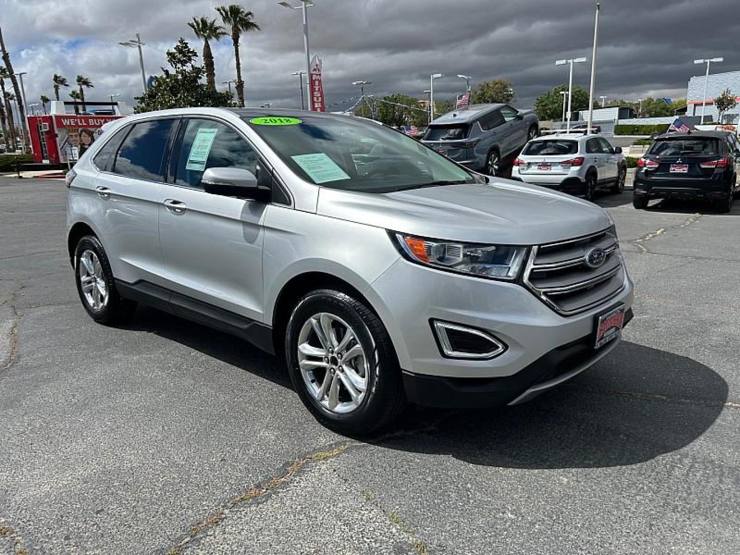 2018 GRAY Ford Edge (2FMPK3J93JB) with an 4-Cyl EcoBoost 2.0L engine, Auto 6-Spd SelShft transmission, located at 412 Auto Vista Drive, Palmdale, 93551, (661) 945-0620, 34.592636, -118.136681- Photo#0