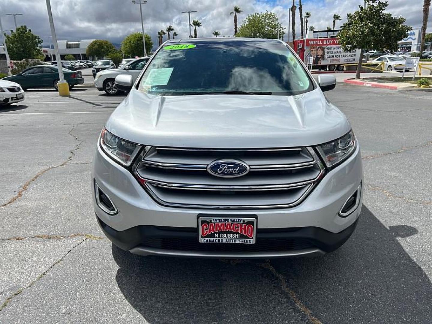 2018 GRAY Ford Edge (2FMPK3J93JB) with an 4-Cyl EcoBoost 2.0L engine, Auto 6-Spd SelShft transmission, located at 412 Auto Vista Drive, Palmdale, 93551, (661) 945-0620, 34.592636, -118.136681- Photo#1