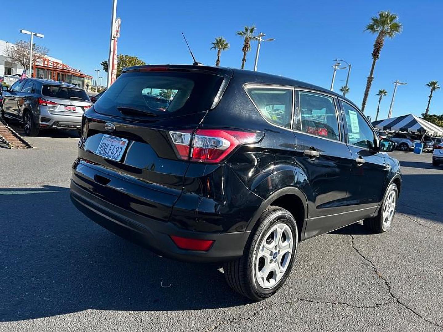 2018 BLACK Ford Escape (1FMCU0F77JU) with an 4-Cyl 2.5 Liter engine, Auto 6-Spd w/SelShft transmission, located at 412 Auto Vista Drive, Palmdale, 93551, (661) 945-0620, 34.592636, -118.136681 - Photo#5