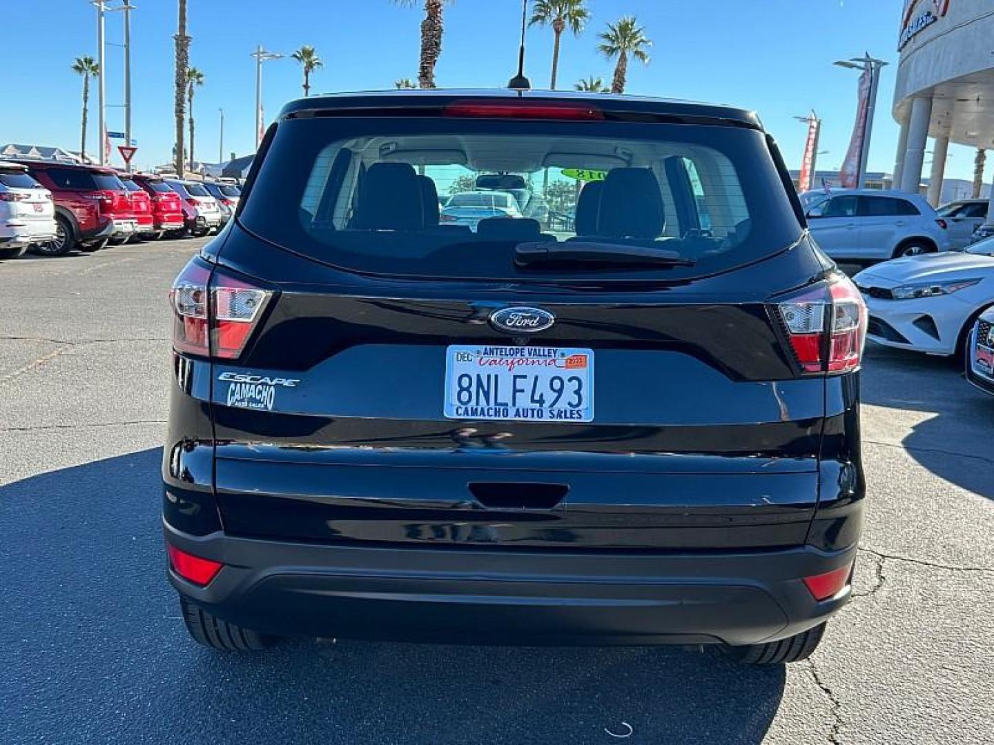 2018 BLACK Ford Escape (1FMCU0F77JU) with an 4-Cyl 2.5 Liter engine, Auto 6-Spd w/SelShft transmission, located at 412 Auto Vista Drive, Palmdale, 93551, (661) 945-0620, 34.592636, -118.136681 - Photo#6