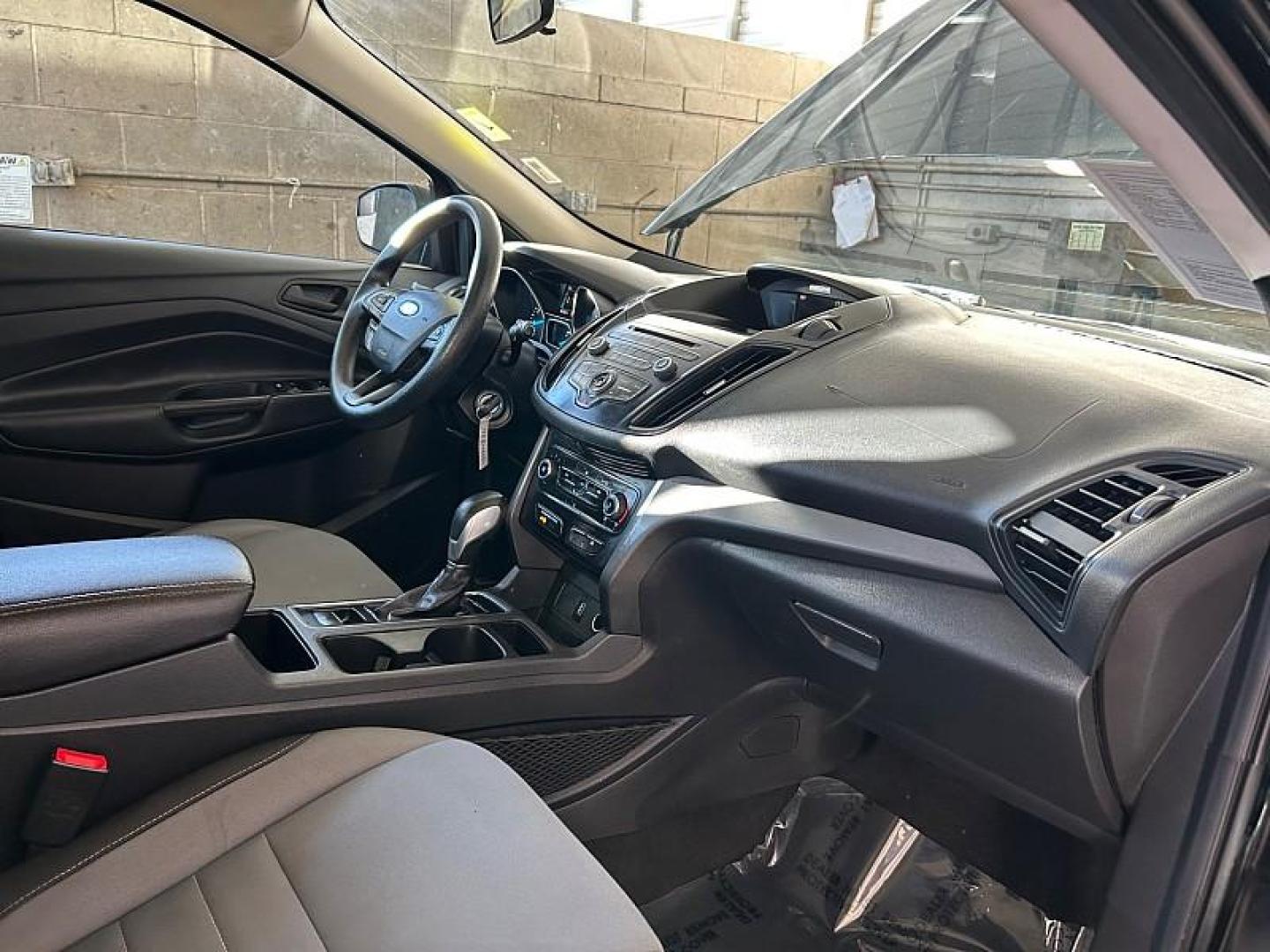 2018 BLACK Ford Escape (1FMCU0F77JU) with an 4-Cyl 2.5 Liter engine, Auto 6-Spd w/SelShft transmission, located at 412 Auto Vista Drive, Palmdale, 93551, (661) 945-0620, 34.592636, -118.136681 - Photo#14