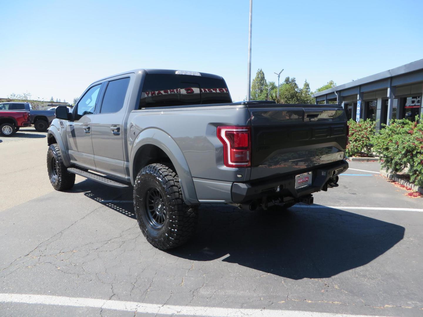 2018 Gray Ford F-150 Raptor SuperCrew 4WD (1FTFW1RG4JF) with an 3.5 V6 engine, 6A transmission, located at 2630 Grass Valley Highway, Auburn, CA, 95603, (530) 508-5100, 38.937893, -121.095482 - Must see Raptor with a bunch of new accessories. We just install Fox 3.0 live valve coilovers and rear shocks, Fox IFP rear bumps with SVC bump stop brackets, SDI E Click, Addictive Desert Designs front and rear bumpers, Baja Designs Led lighting, Addictive Desert Designs Intercooler, KMC Impact for - Photo#5