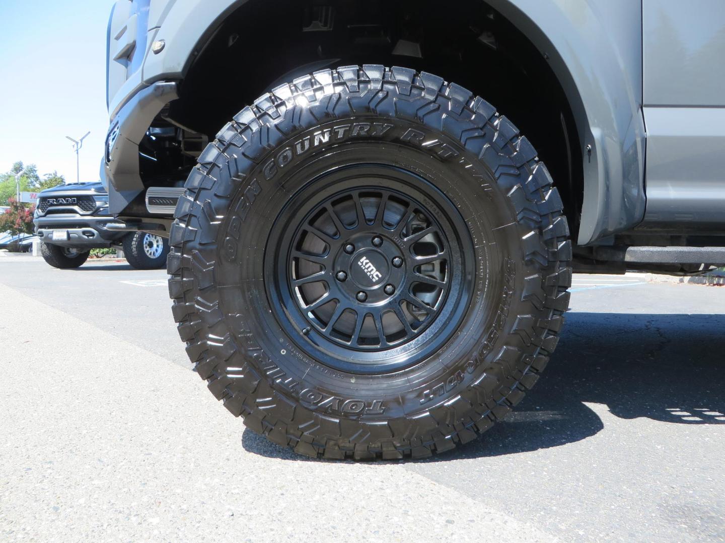 2018 Gray Ford F-150 Raptor SuperCrew 4WD (1FTFW1RG4JF) with an 3.5 V6 engine, 6A transmission, located at 2630 Grass Valley Highway, Auburn, CA, 95603, (530) 508-5100, 38.937893, -121.095482 - Must see Raptor with a bunch of new accessories. We just install Fox 3.0 live valve coilovers and rear shocks, Fox IFP rear bumps with SVC bump stop brackets, SDI E Click, Addictive Desert Designs front and rear bumpers, Baja Designs Led lighting, Addictive Desert Designs Intercooler, KMC Impact for - Photo#7