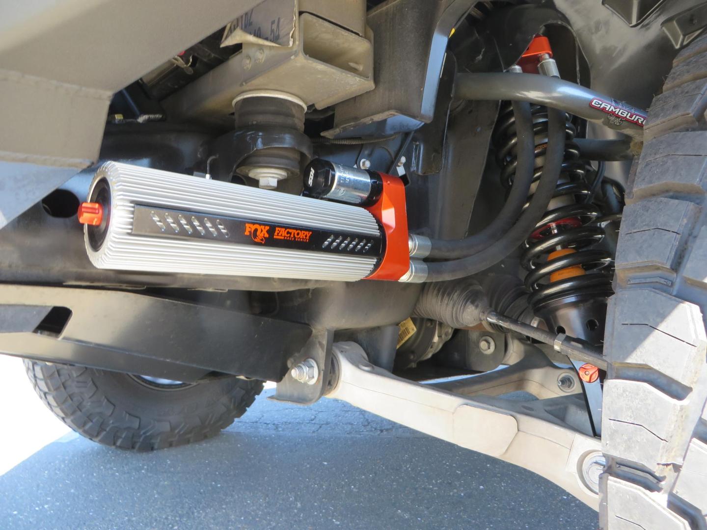 2018 Gray Ford F-150 Raptor SuperCrew 4WD (1FTFW1RG4JF) with an 3.5 V6 engine, 6A transmission, located at 2630 Grass Valley Highway, Auburn, CA, 95603, (530) 508-5100, 38.937893, -121.095482 - Must see Raptor with a bunch of new accessories. We just install Fox 3.0 live valve coilovers and rear shocks, Fox IFP rear bumps with SVC bump stop brackets, SDI E Click, Addictive Desert Designs front and rear bumpers, Baja Designs Led lighting, Addictive Desert Designs Intercooler, KMC Impact for - Photo#10