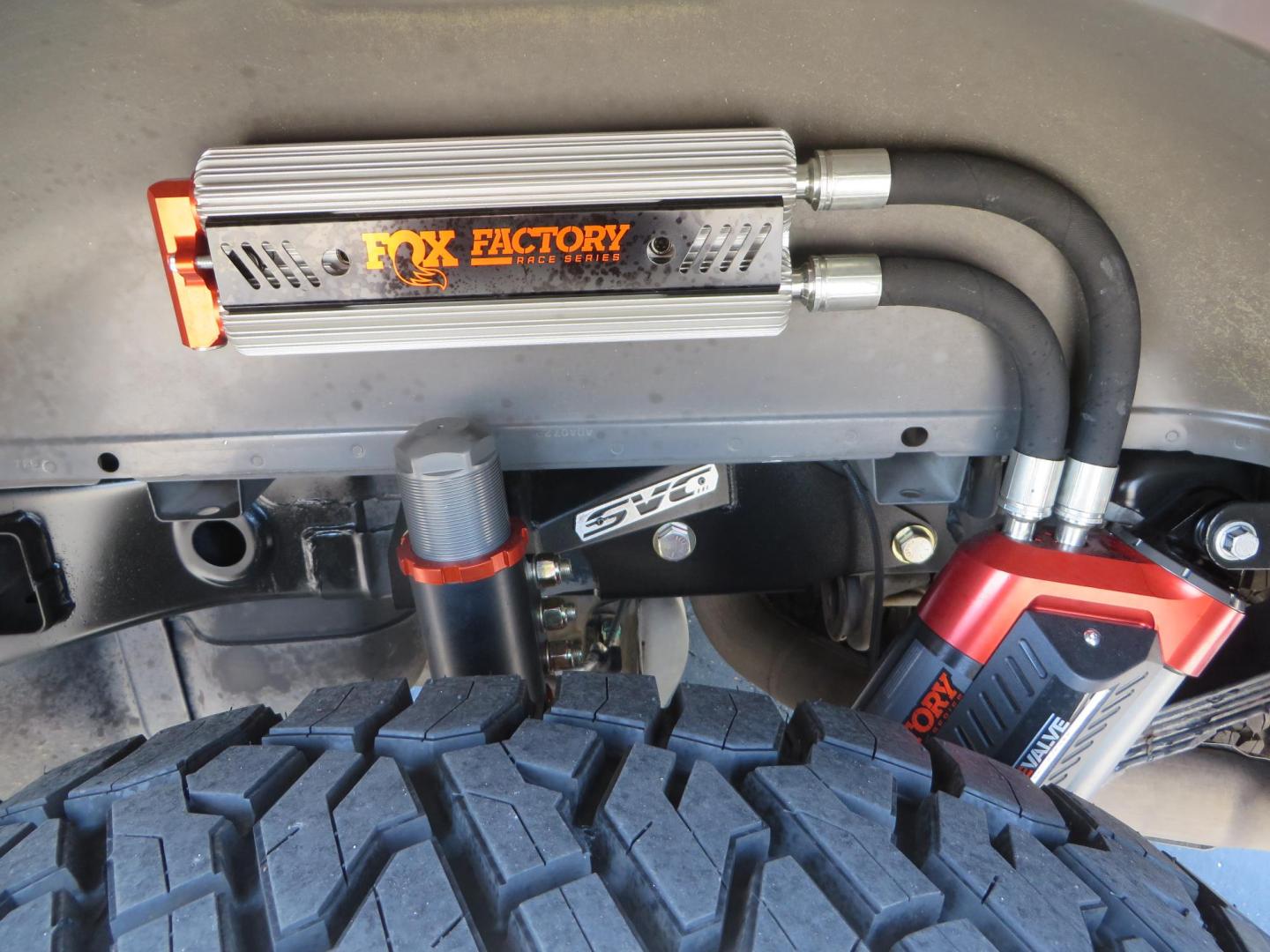 2018 Gray Ford F-150 Raptor SuperCrew 4WD (1FTFW1RG4JF) with an 3.5 V6 engine, 6A transmission, located at 2630 Grass Valley Highway, Auburn, CA, 95603, (530) 508-5100, 38.937893, -121.095482 - Must see Raptor with a bunch of new accessories. We just install Fox 3.0 live valve coilovers and rear shocks, Fox IFP rear bumps with SVC bump stop brackets, SDI E Click, Addictive Desert Designs front and rear bumpers, Baja Designs Led lighting, Addictive Desert Designs Intercooler, KMC Impact for - Photo#11