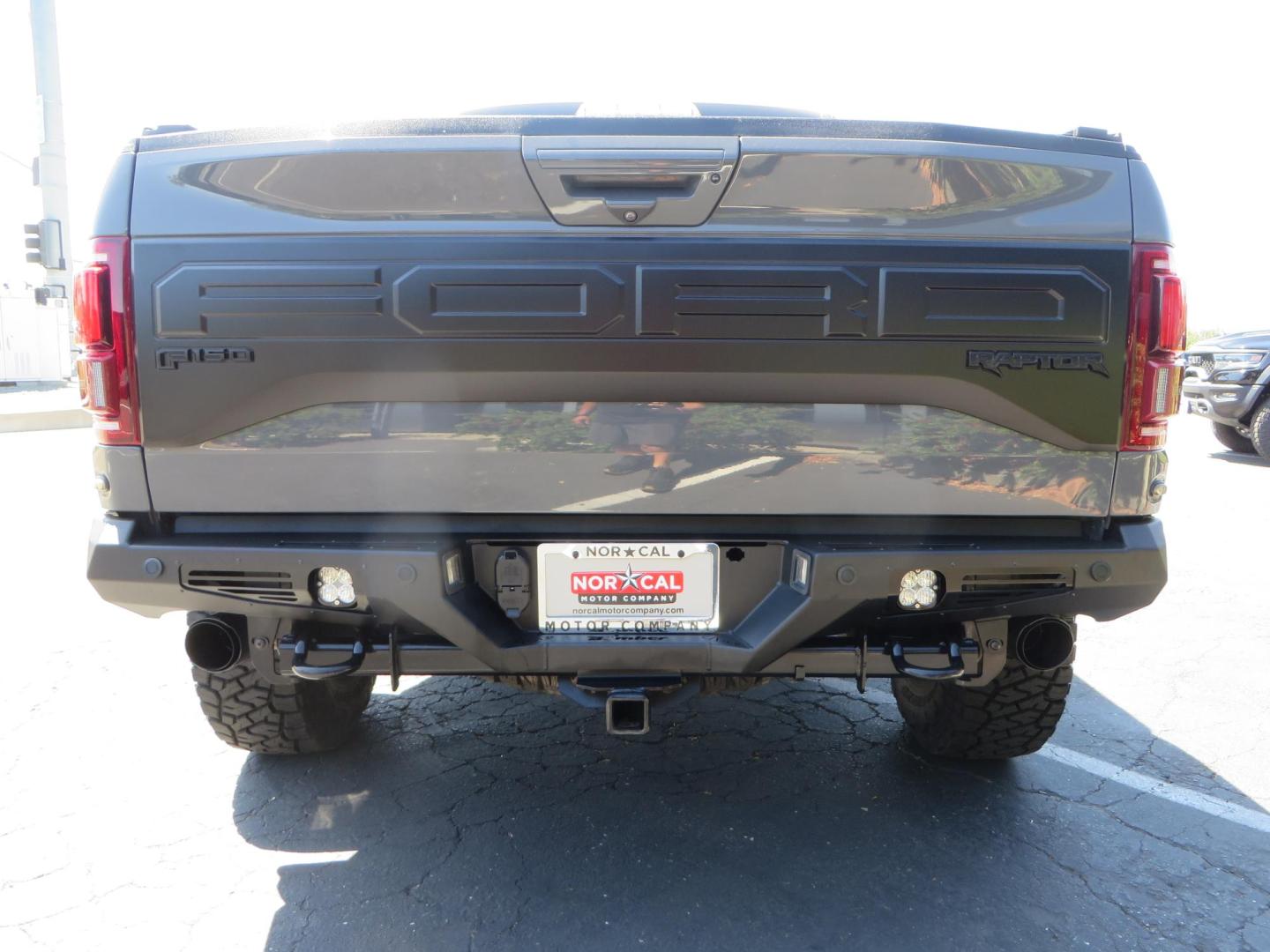 2018 Gray Ford F-150 Raptor SuperCrew 4WD (1FTFW1RG4JF) with an 3.5 V6 engine, 6A transmission, located at 2630 Grass Valley Highway, Auburn, CA, 95603, (530) 508-5100, 38.937893, -121.095482 - Must see Raptor with a bunch of new accessories. We just install Fox 3.0 live valve coilovers and rear shocks, Fox IFP rear bumps with SVC bump stop brackets, SDI E Click, Addictive Desert Designs front and rear bumpers, Baja Designs Led lighting, Addictive Desert Designs Intercooler, KMC Impact for - Photo#17
