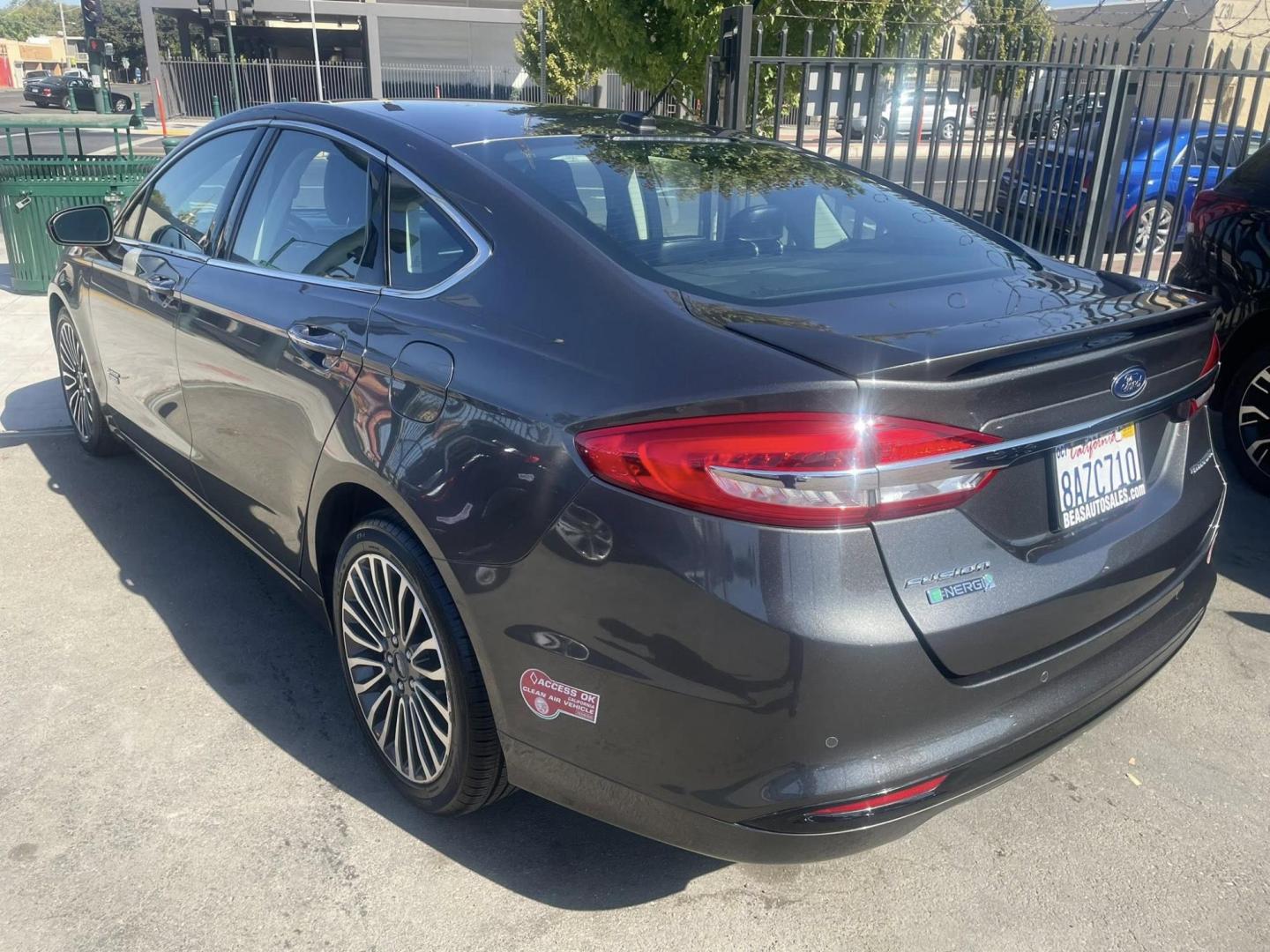 2018 Ford Fusion Energi Titanium (3FA6P0SU5JR) with an 2.0L L4 DOHC 16V HYBRID engine, CVT transmission, located at 744 E Miner Ave, Stockton, CA, 95202, (209) 944-5770, 37.956863, -121.282082 - PLUS TAXES AND FEES NO CHARGER AVAILABLE - Photo#8