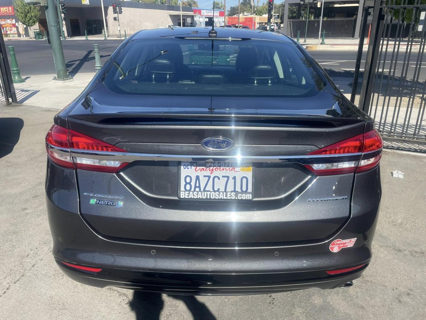 2018 Ford Fusion Energi Titanium (3FA6P0SU5JR) with an 2.0L L4 DOHC 16V HYBRID engine, CVT transmission, located at 744 E Miner Ave, Stockton, CA, 95202, (209) 944-5770, 37.956863, -121.282082 - PLUS TAXES AND FEES NO CHARGER AVAILABLE - Photo#9