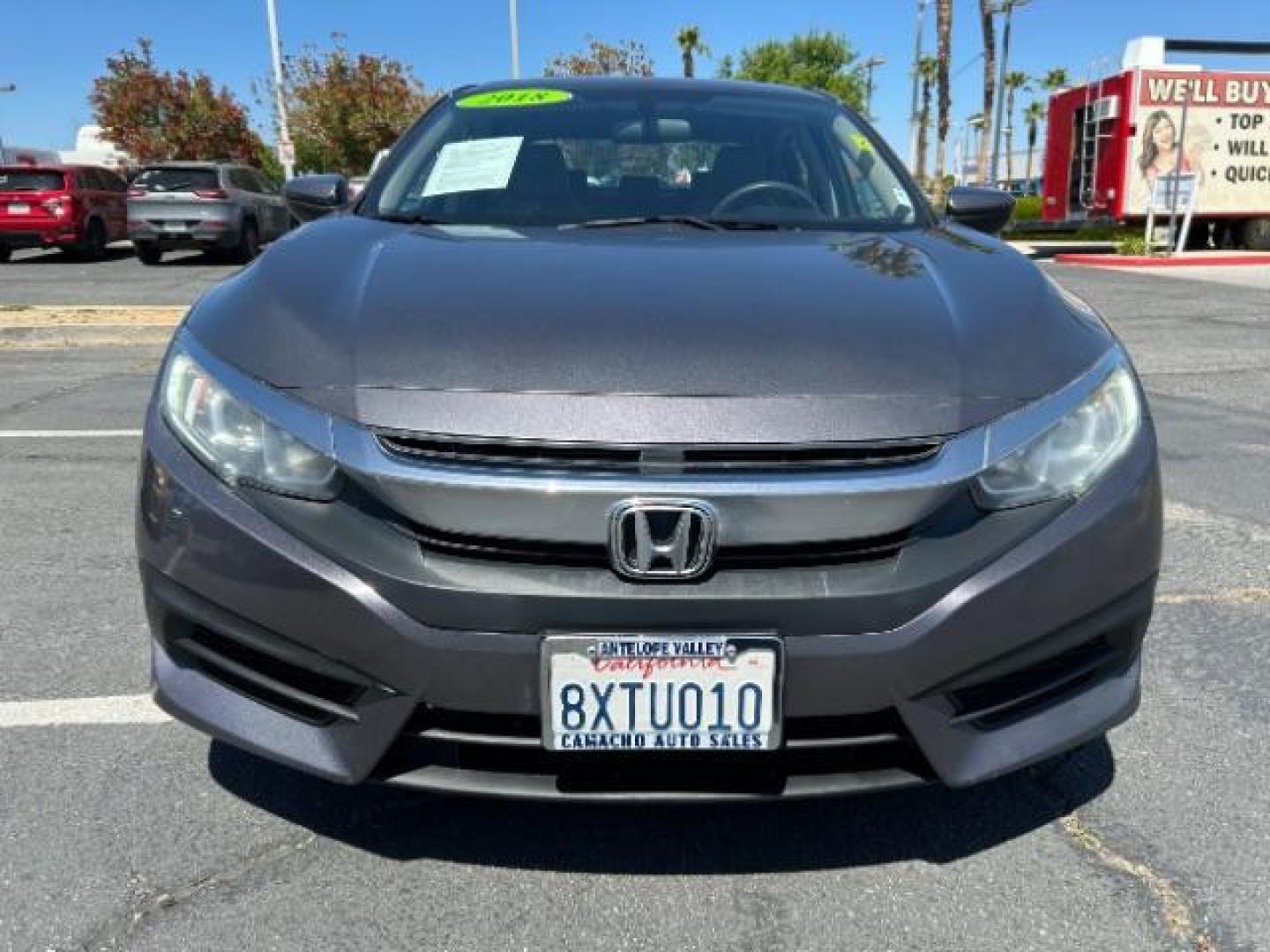 2018 GRAY Honda Civic Sedan (2HGFC2F56JH) , Automatic transmission, located at 412 Auto Vista Drive, Palmdale, 93551, (661) 945-0620, 34.592636, -118.136681 - Photo#1